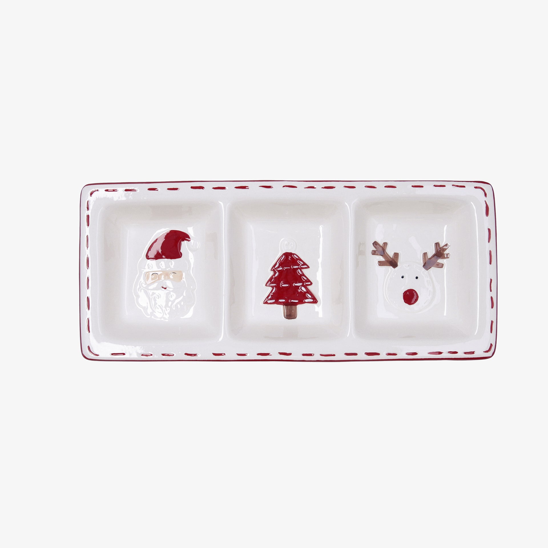 Bandeja de 3 de dolomita Reno 31x14cm Clau&Chloe