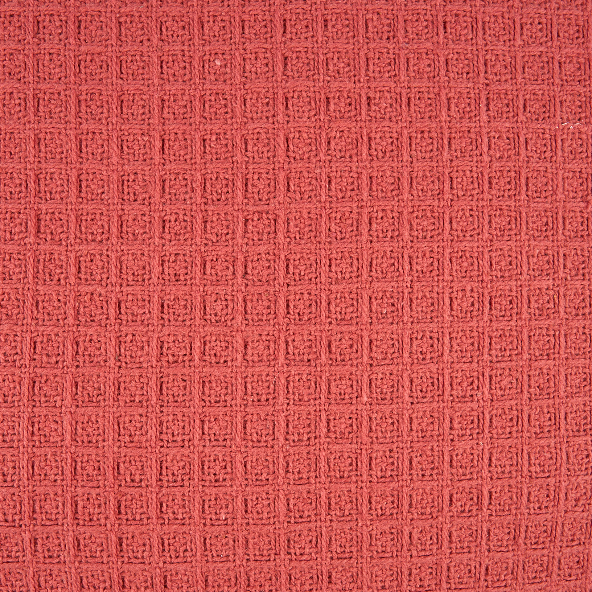 Funda de coj&iacute;n de algod&oacute;n vino Waffle 30x45cm