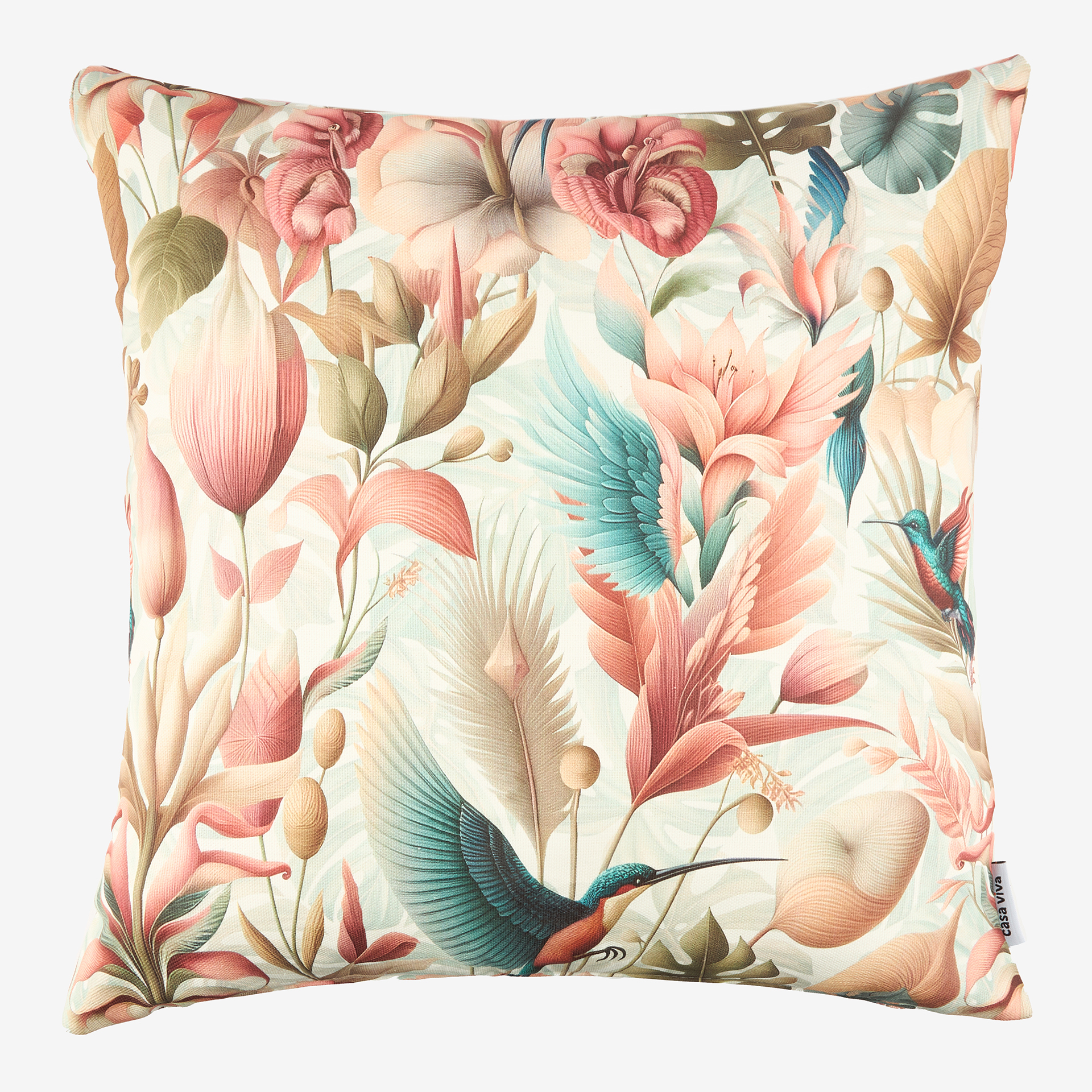 Funda de coj&iacute;n de algod&oacute;n Peonia 45x45cm