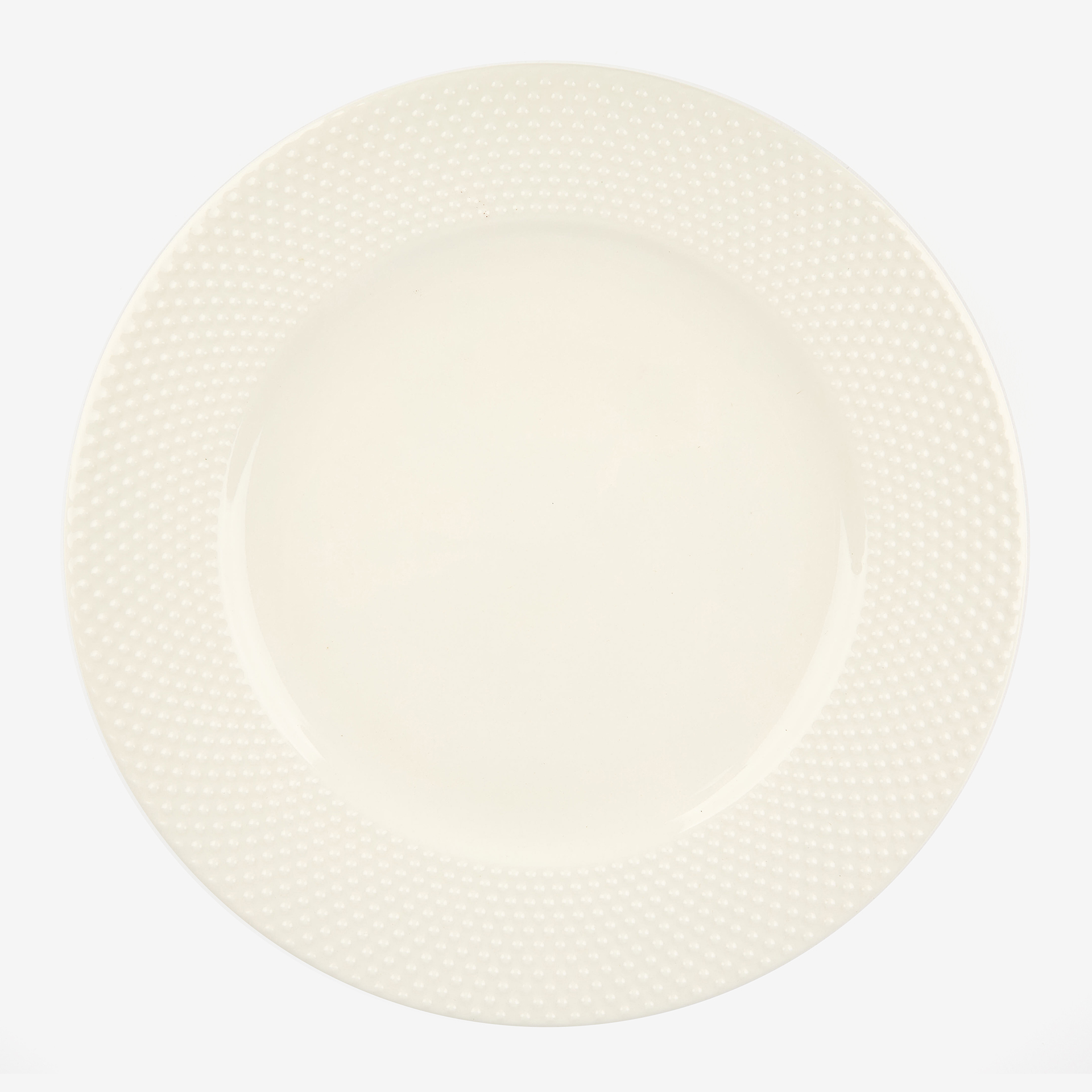 Vajilla de 12 piezas de cer&aacute;mica blanca Meloni