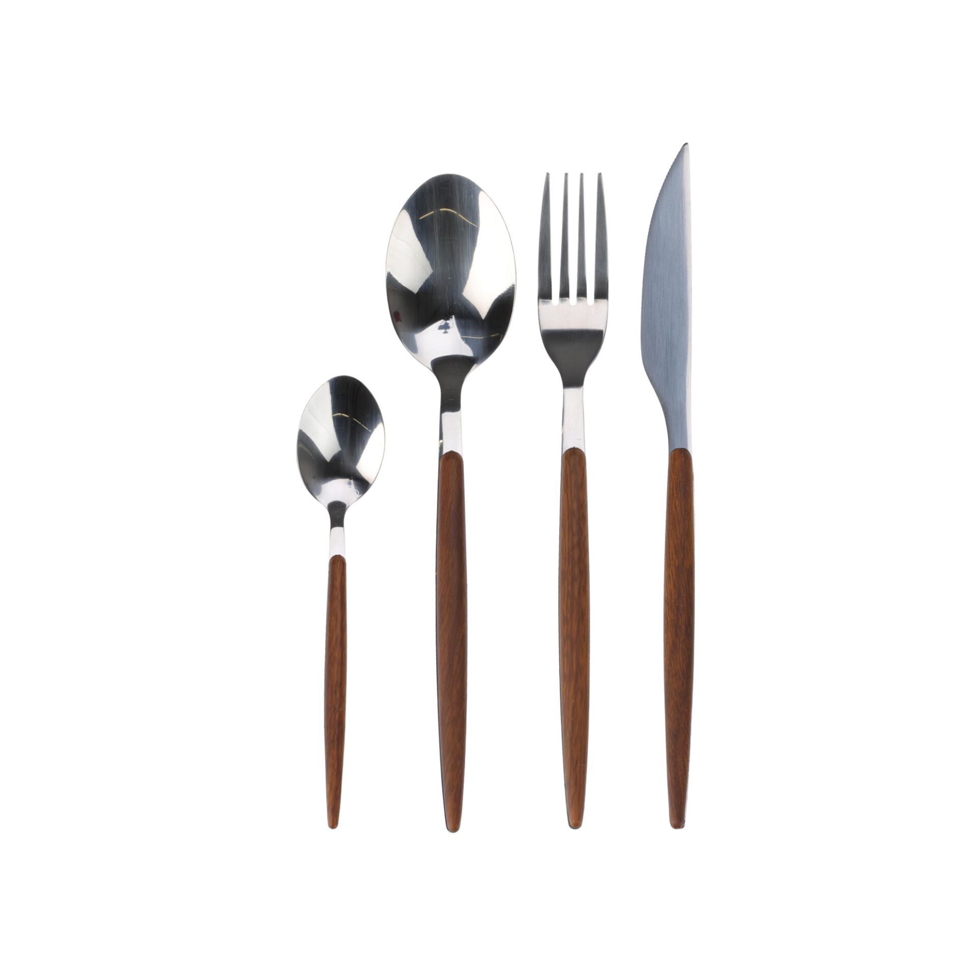 Cubertería de 16 piezas de acero inoxidable Olivia