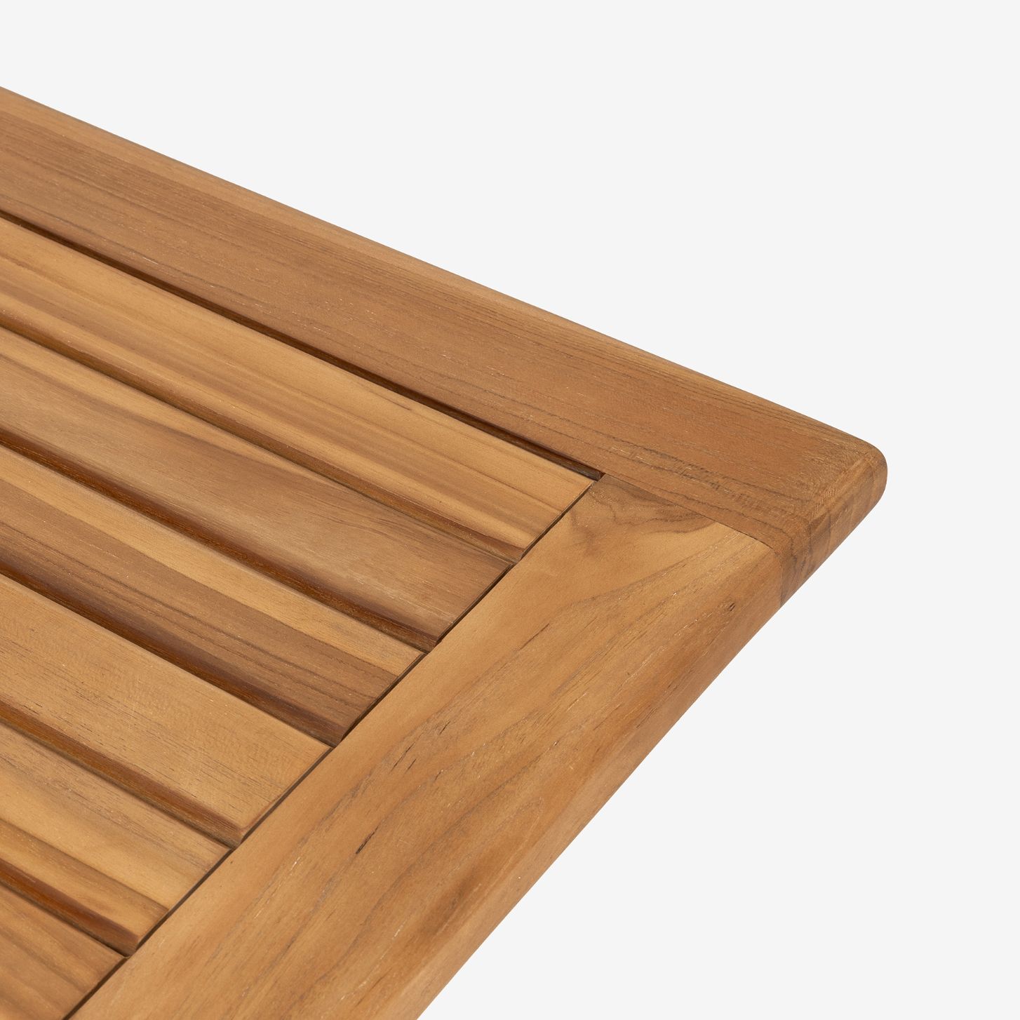 Mesa cuadrada de madera de teca 70x70x75cm