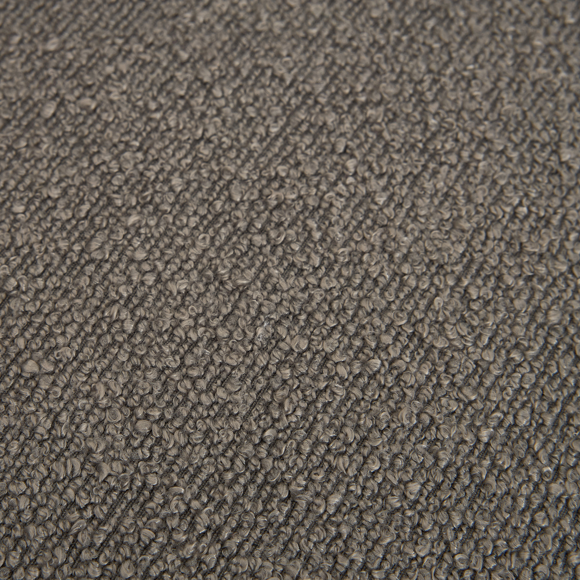 Butaca giratoria gris con puf Brida 86x80x102cm Clau&Chloe