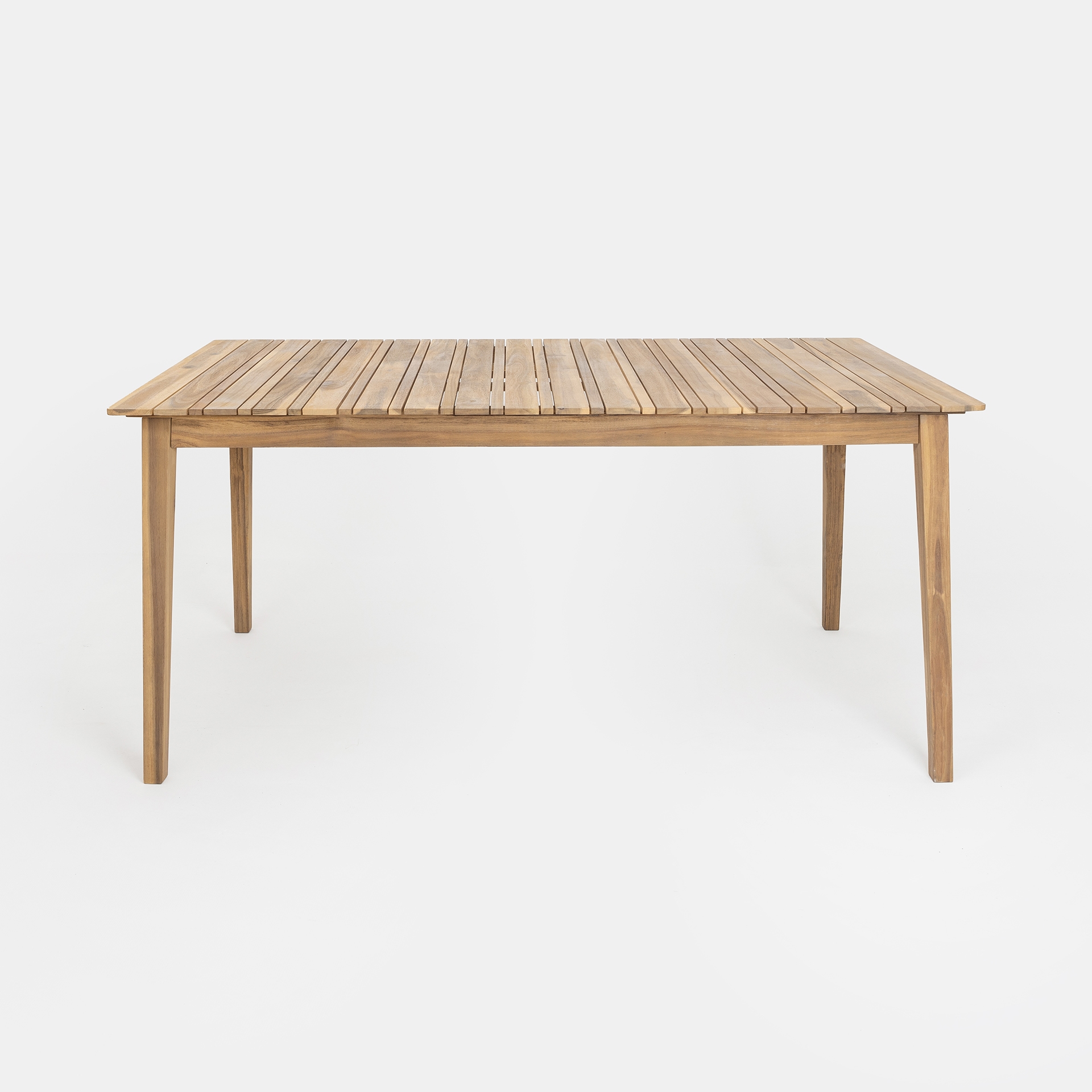 Mesa de jardín de madera de acacia Mykonos 160x90x75cm