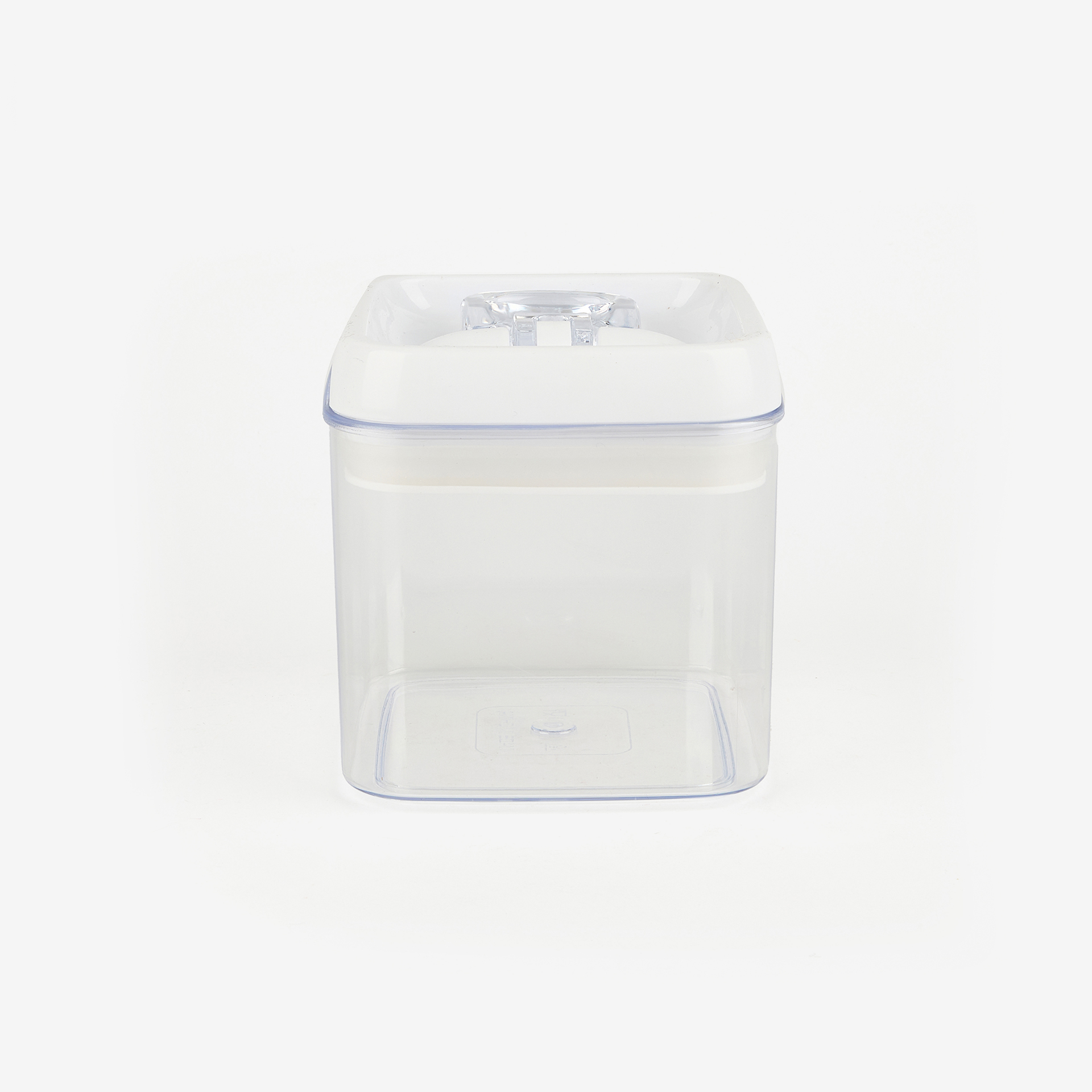 Contenedor herm&eacute;tico de poliestireno 1L 13x13x13cm