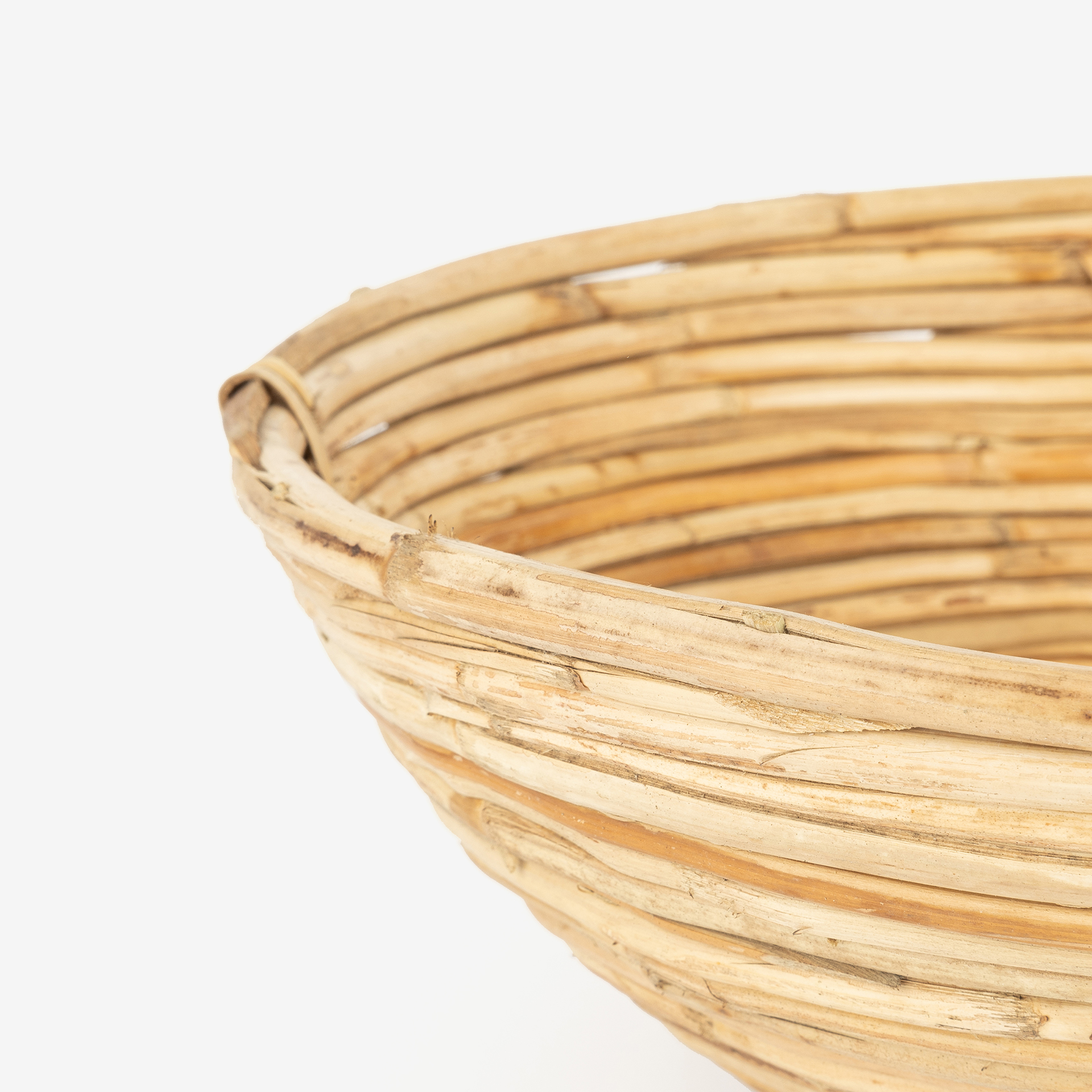 Frutero de rat&aacute;n natural Bosco &Oslash;30x12cm