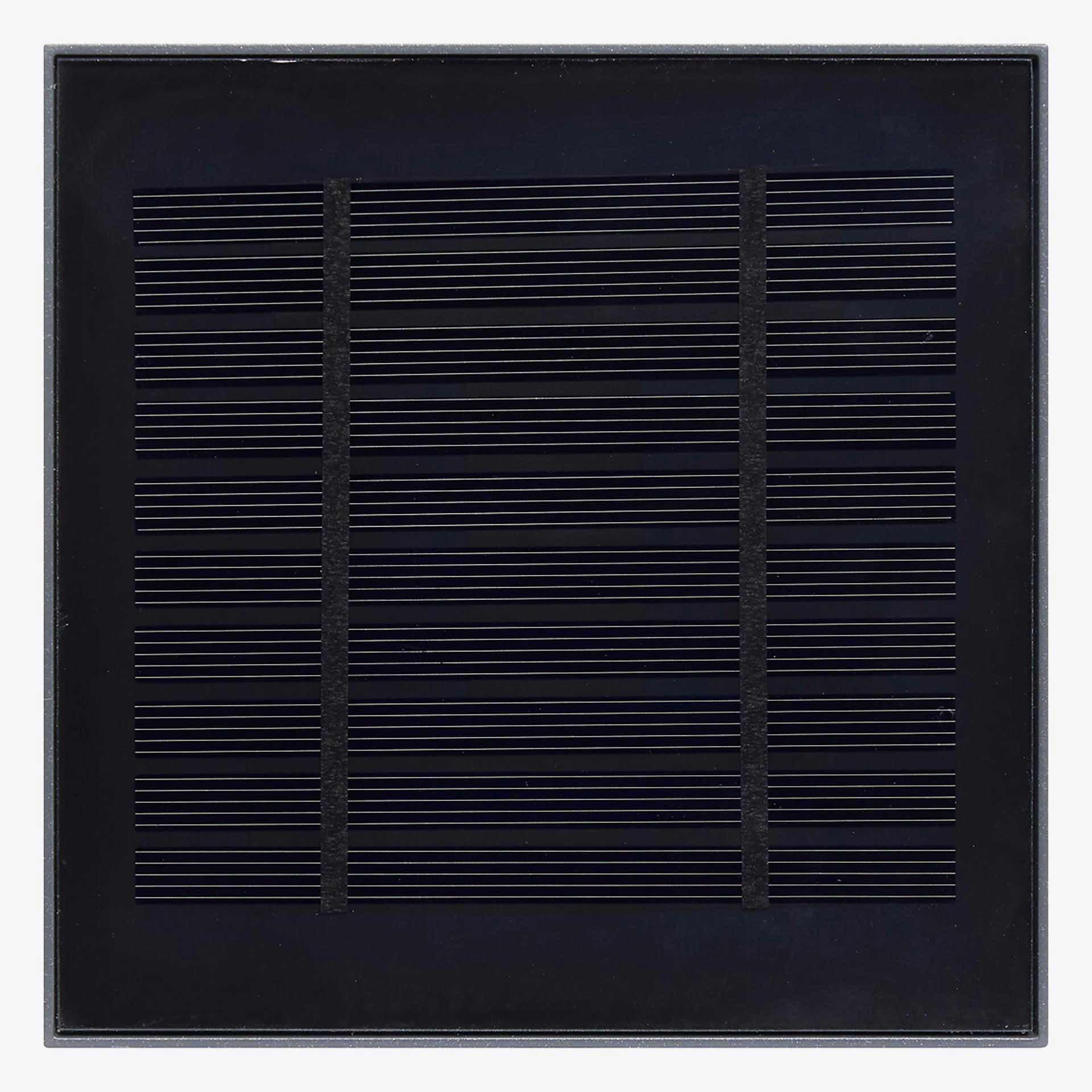 Farol solar para jard&iacute;n de aluminio grafito Pirox 40cm