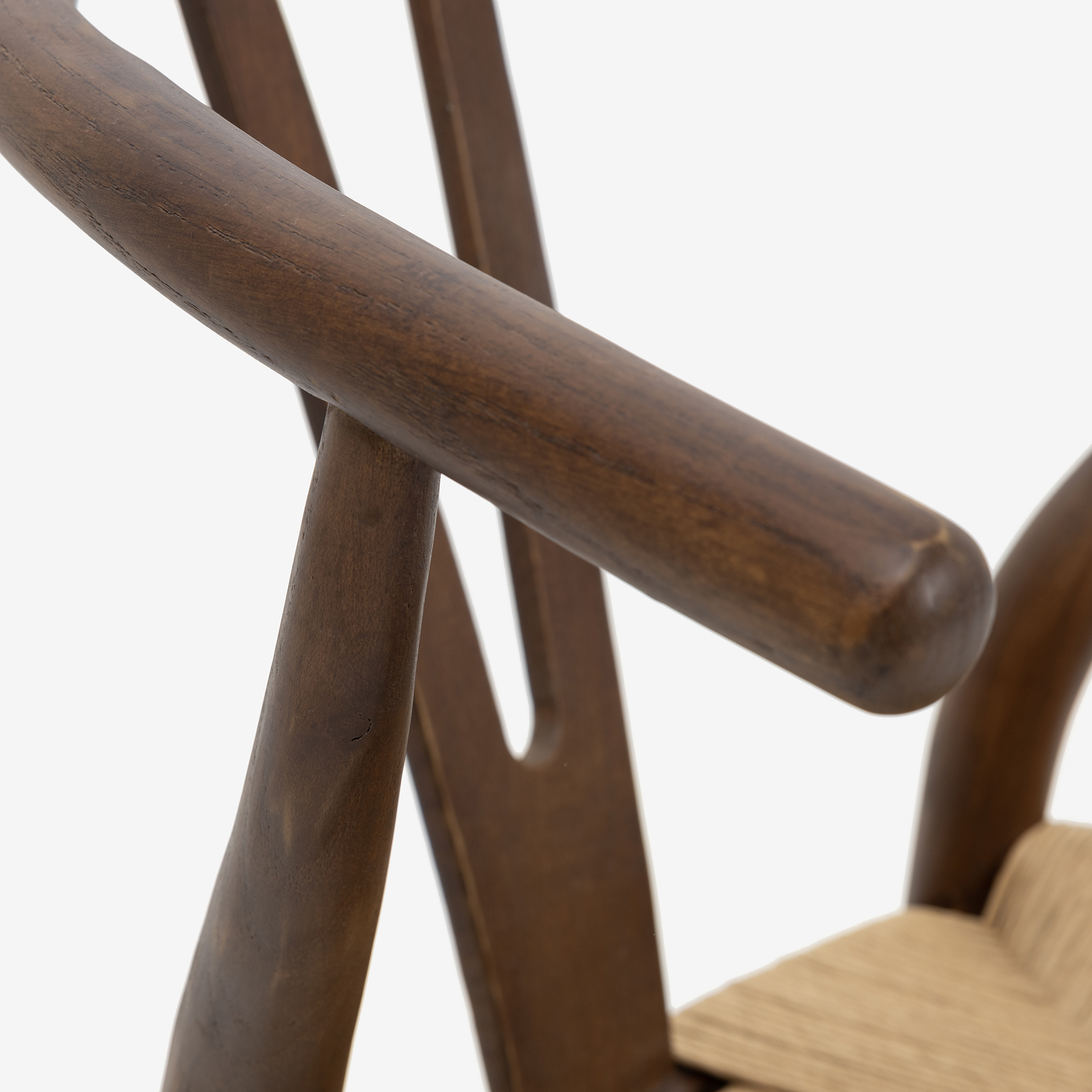 Silla de comedor de madera marron oscuro Irma 49x42x78cm Clau&Chloe