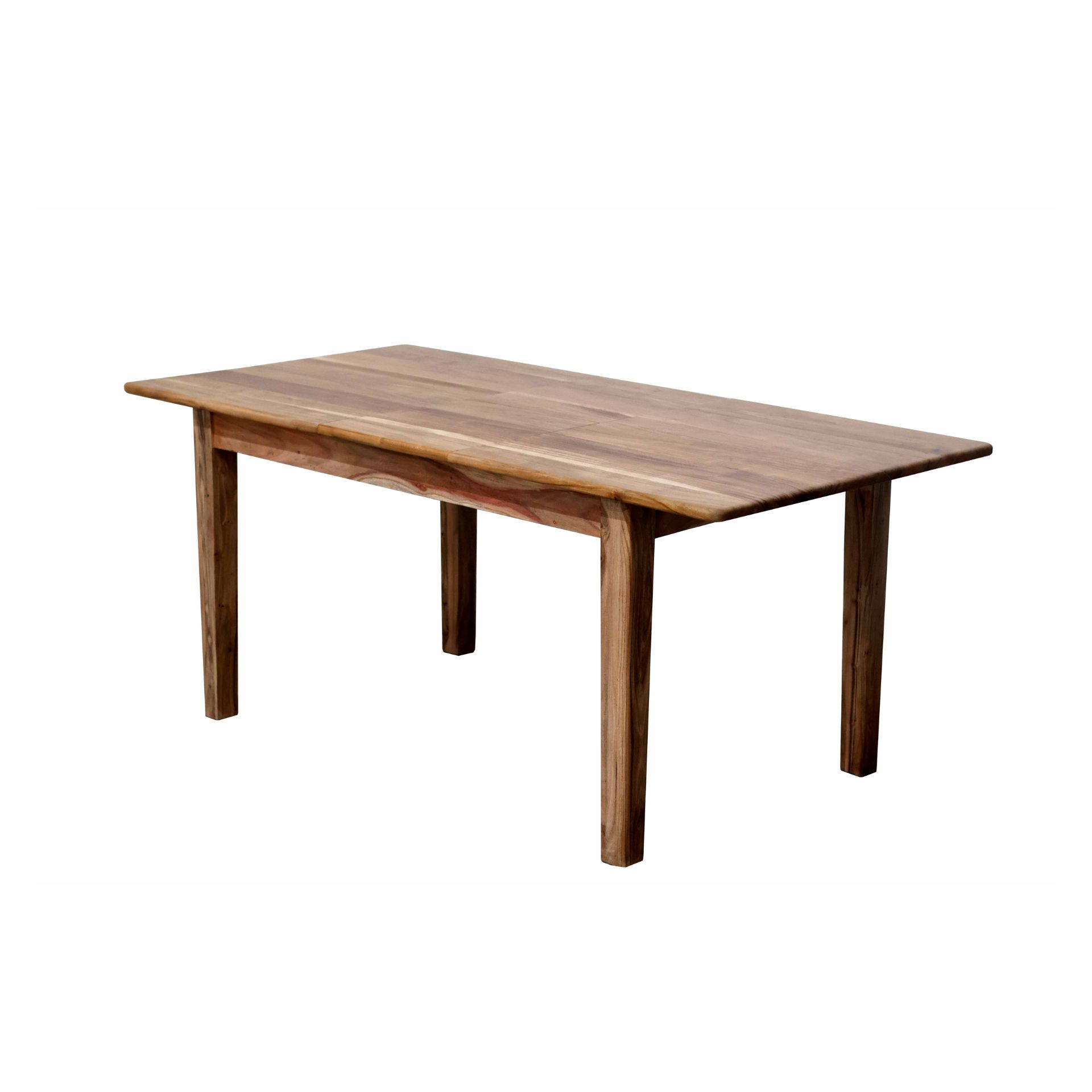 Mesa de comedor extensible de madera de acacia Balco 140/180x90x77cm