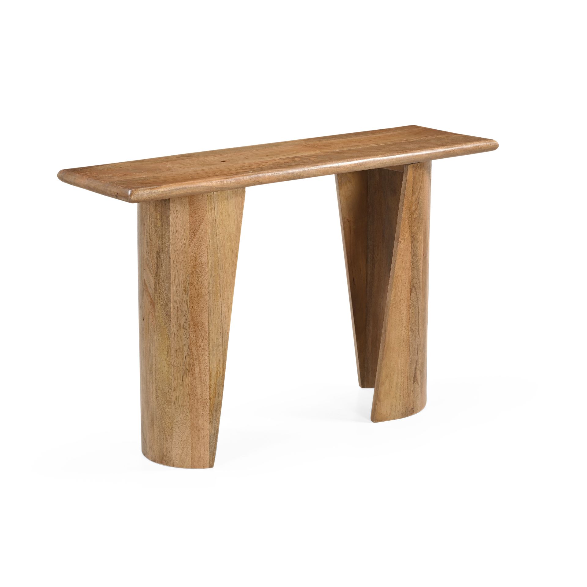 Consola de madera de mango clara Viena 120x36x76cm Clau&Chloe