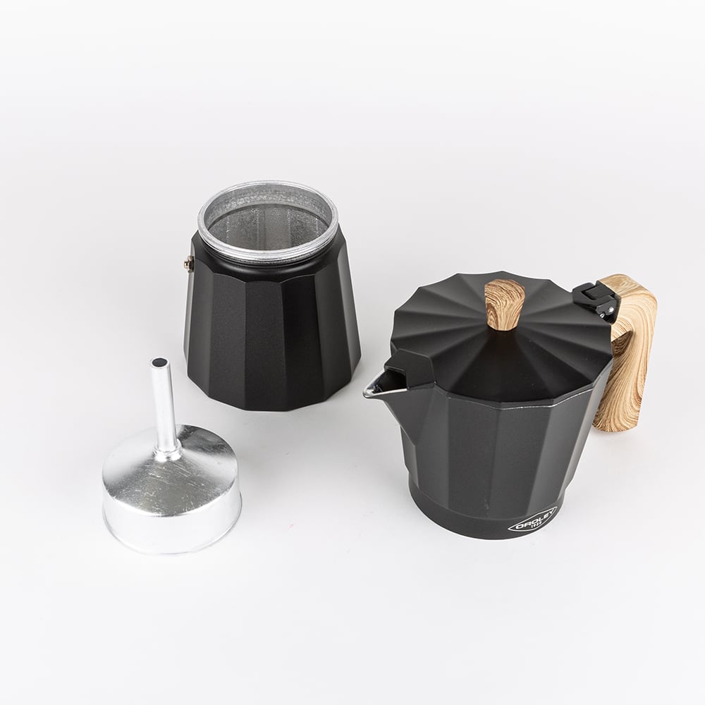 Cafetera de aluminio Dakar Nature en varias medidas