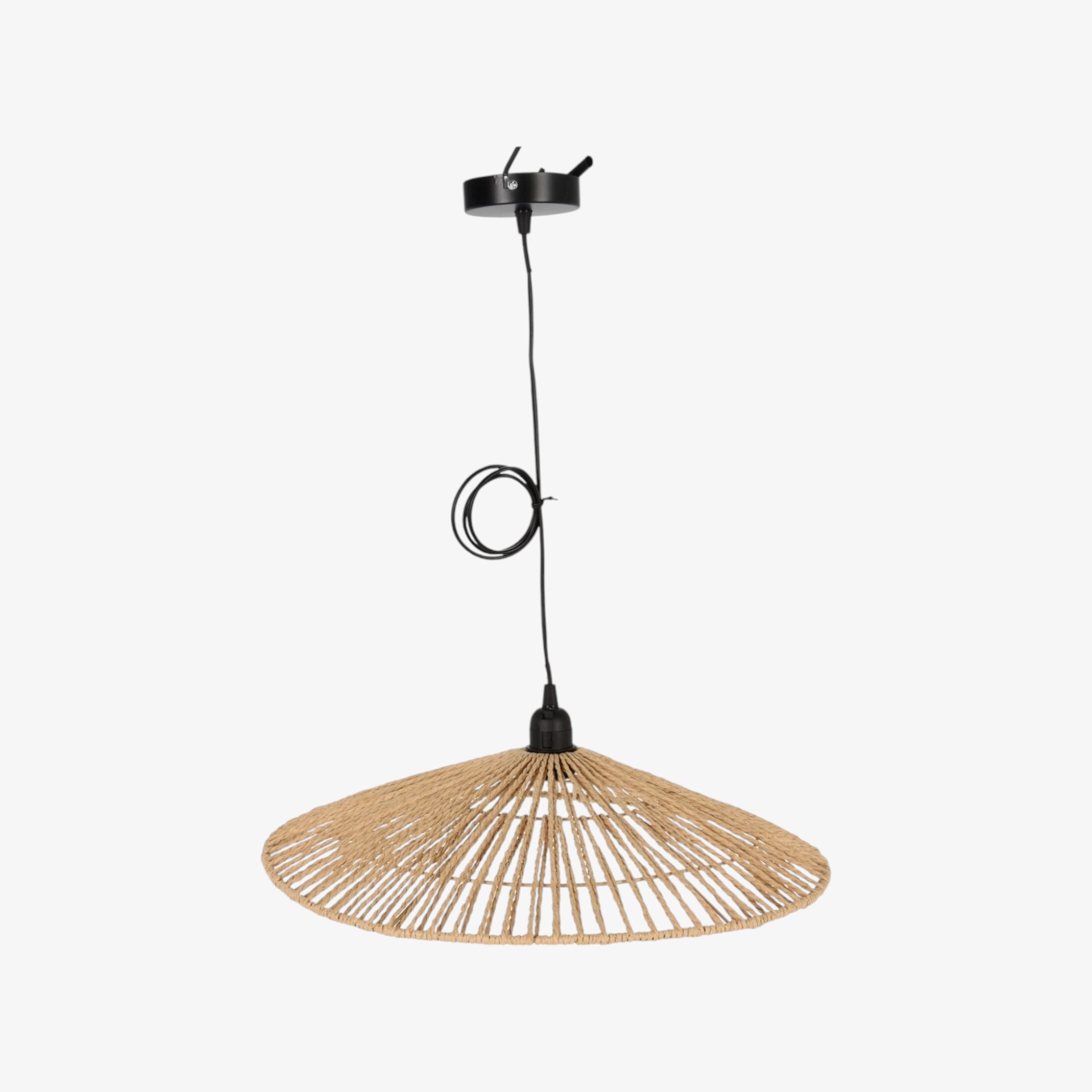 Lámpara de techo de metal y papel Ashlyn Ø50cm