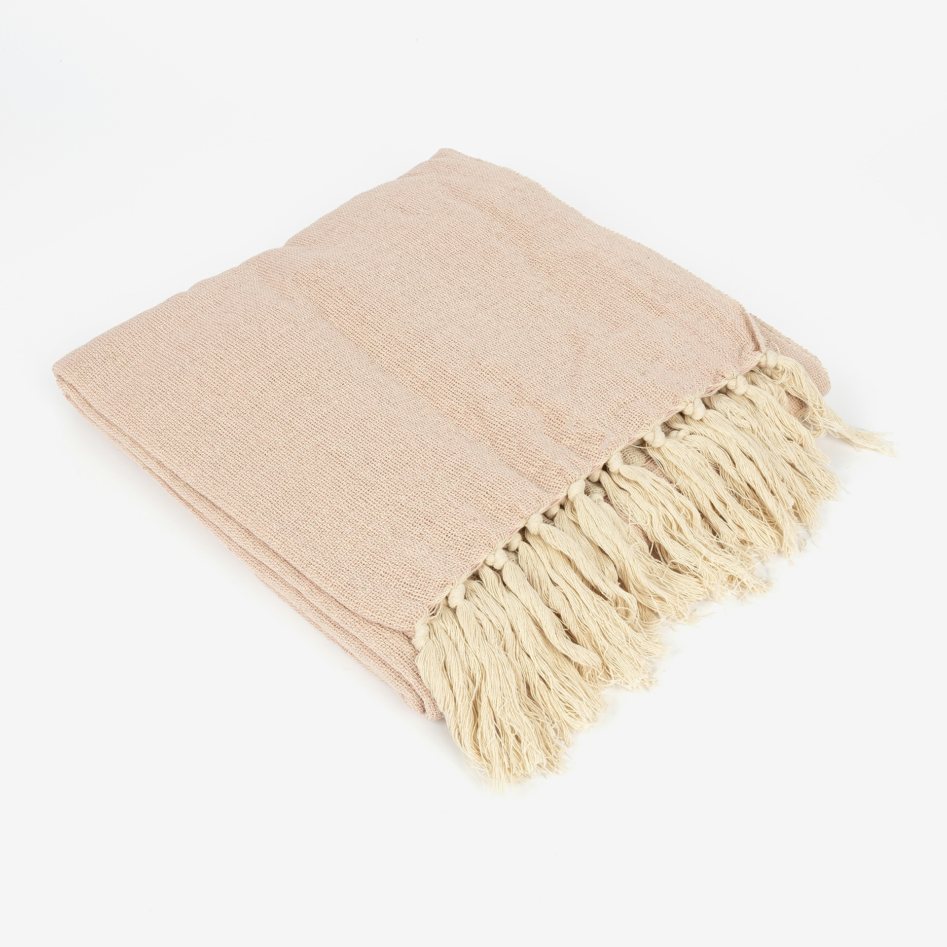 Plaid rosa de algodón Gotta 125x150cm