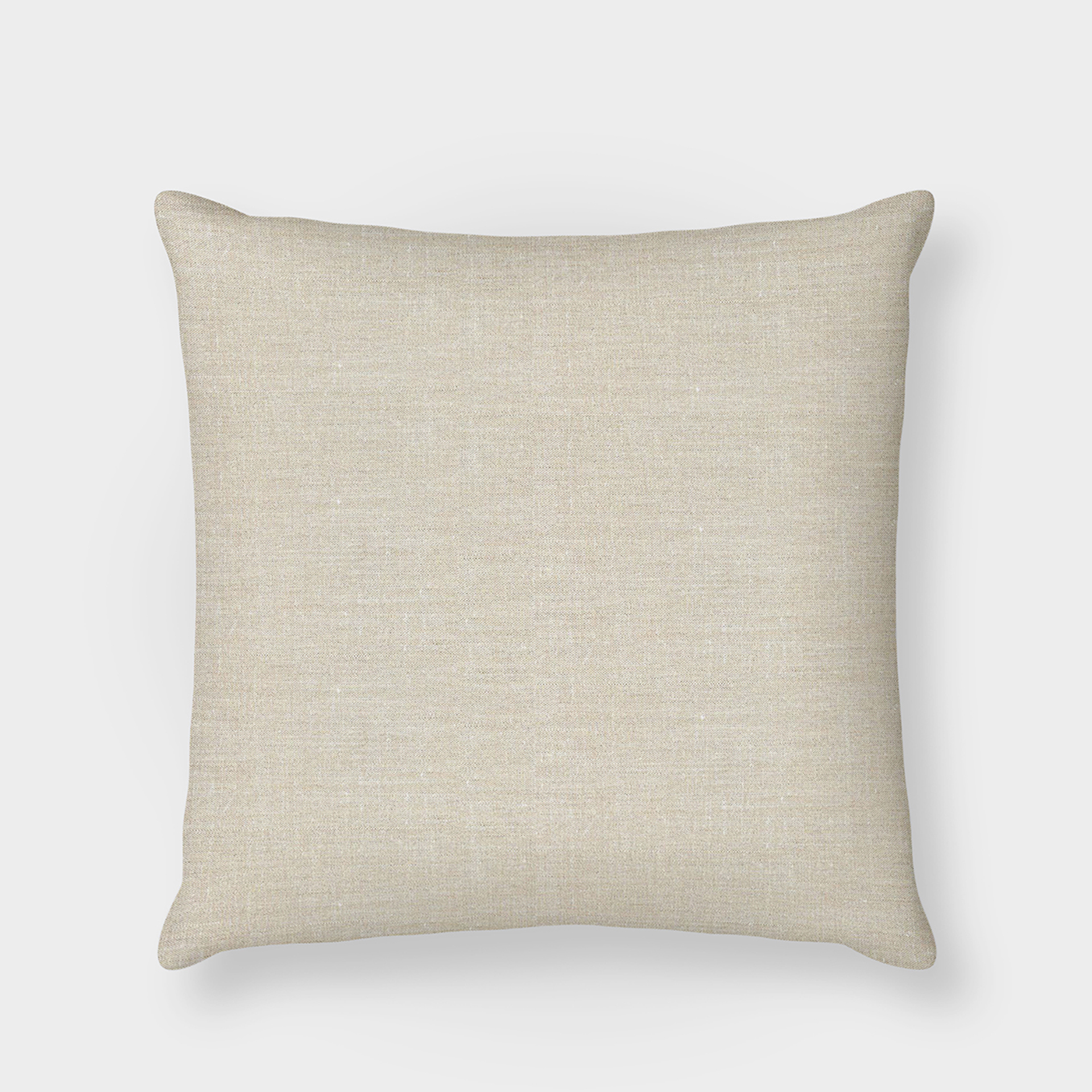 Funda de coj&iacute;n natural de 30% lino 45x45cm Clau&Chloe