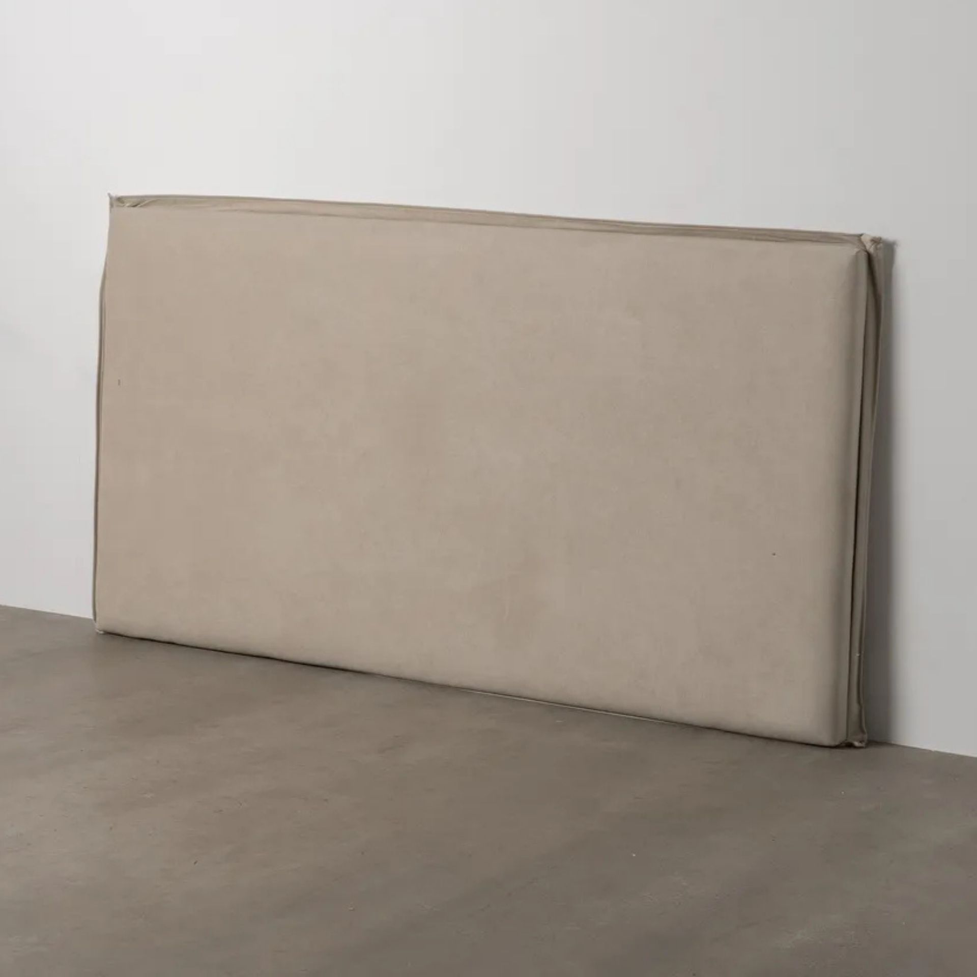 Cabecero tapizado desenfundable beige 190x8x100cm