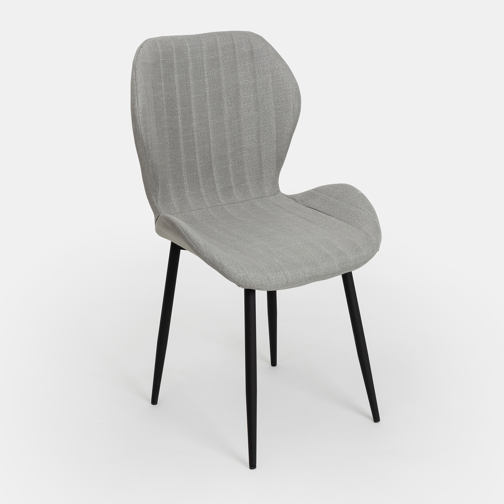 Silla de comedor gris Lydia 54x50x86cm Clau&Chloe