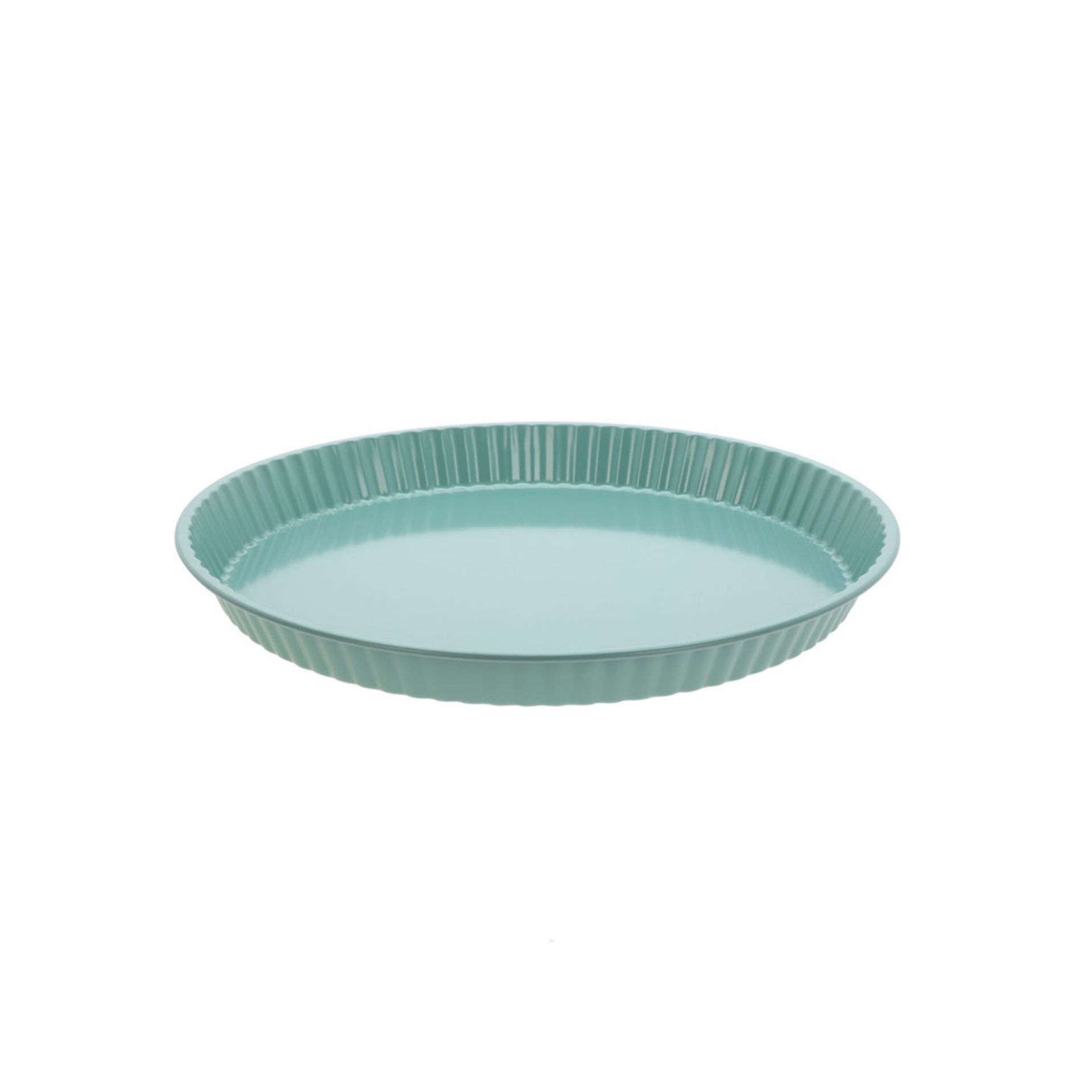 Molde de tarta redondo acero inoxidable verde Nela &Oslash;28cm