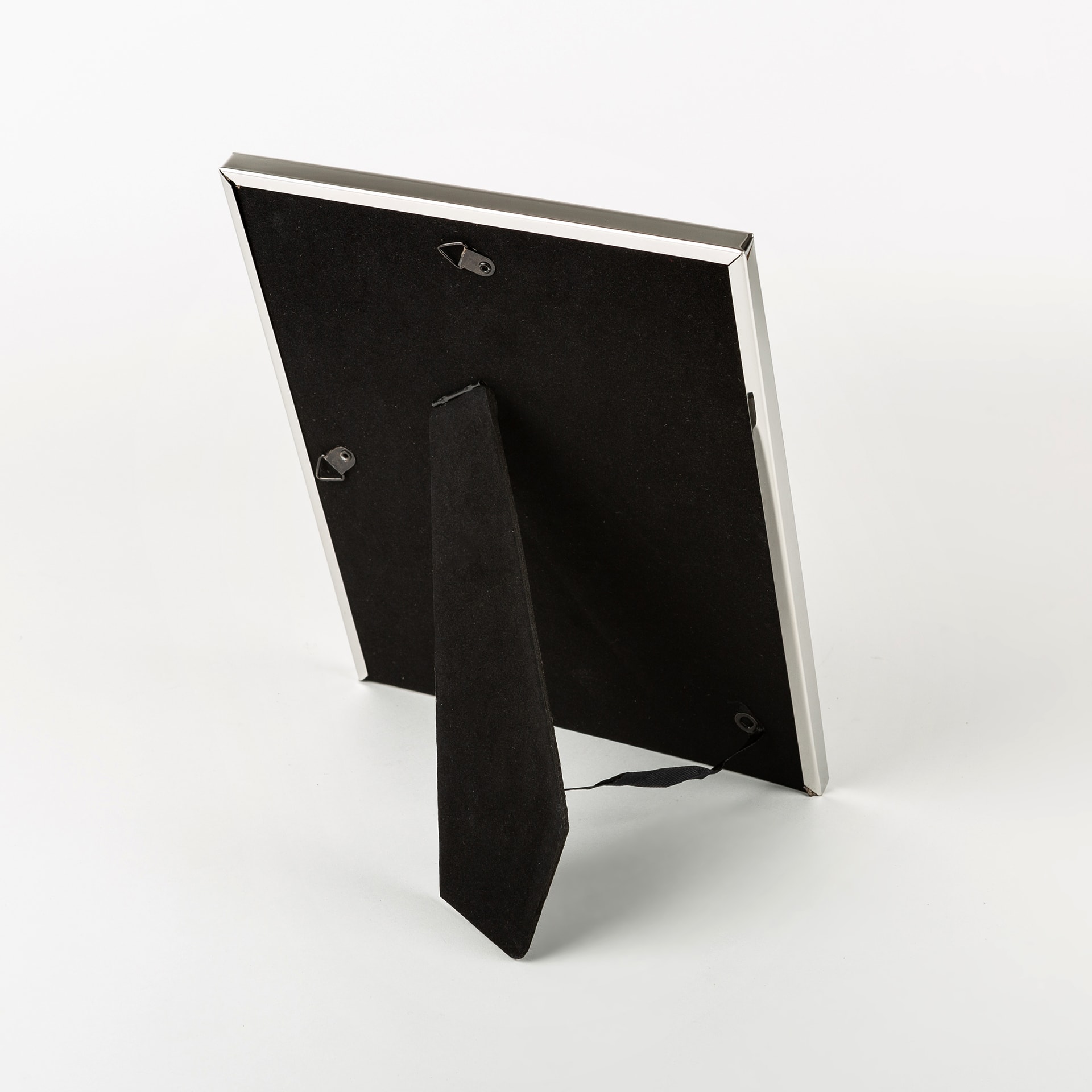 Marco de fotos de metal plateado Kilim 15x20cm