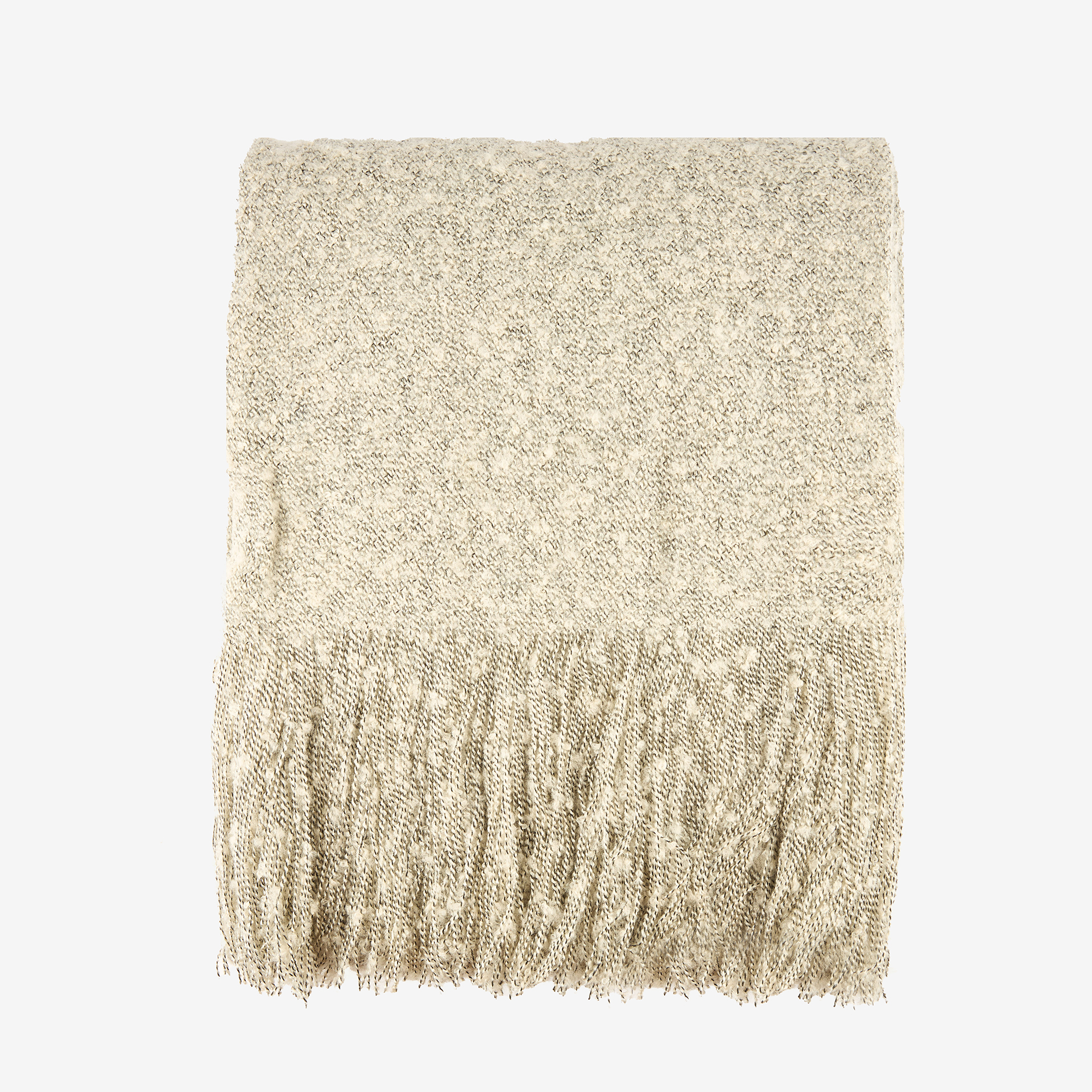 Manta de poliéster gris 130x150cm