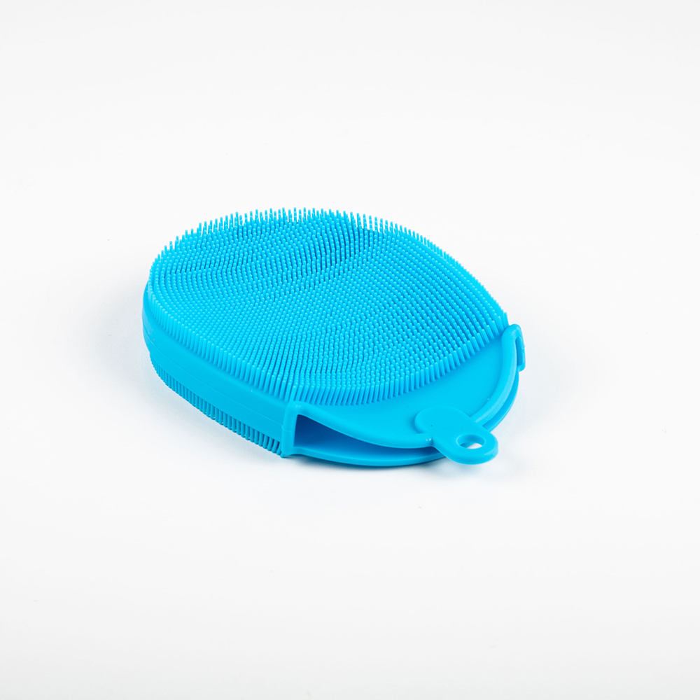 Guante con estropajo de silicona