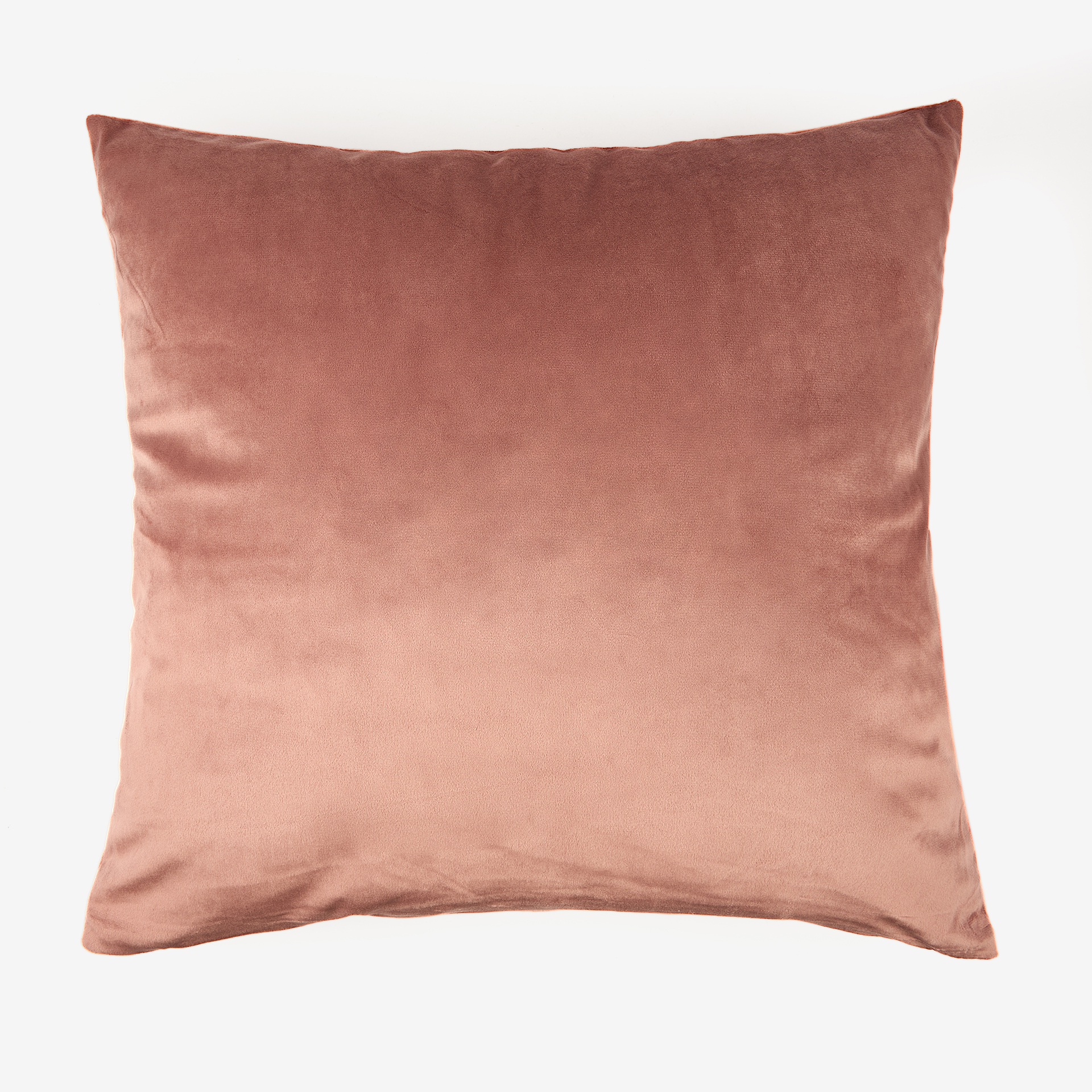 Funda de coj&iacute;n velvet rosa 45x45cm
