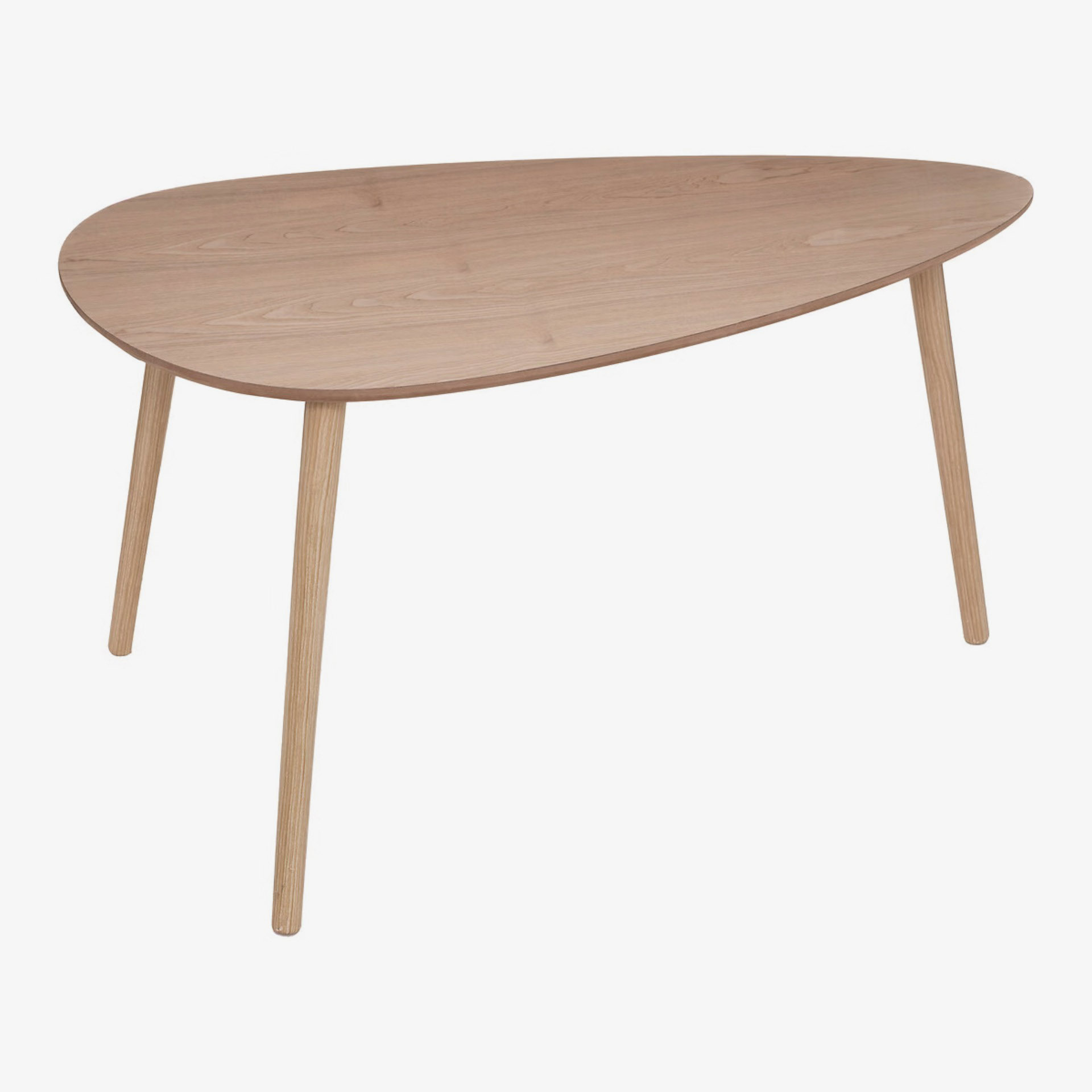 Set de 2 mesas nido bajas de madera Urel