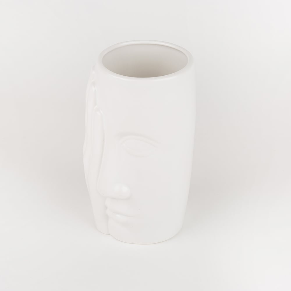 Jarrón de cerámica Lola Visage 20cm Clau&Chloe