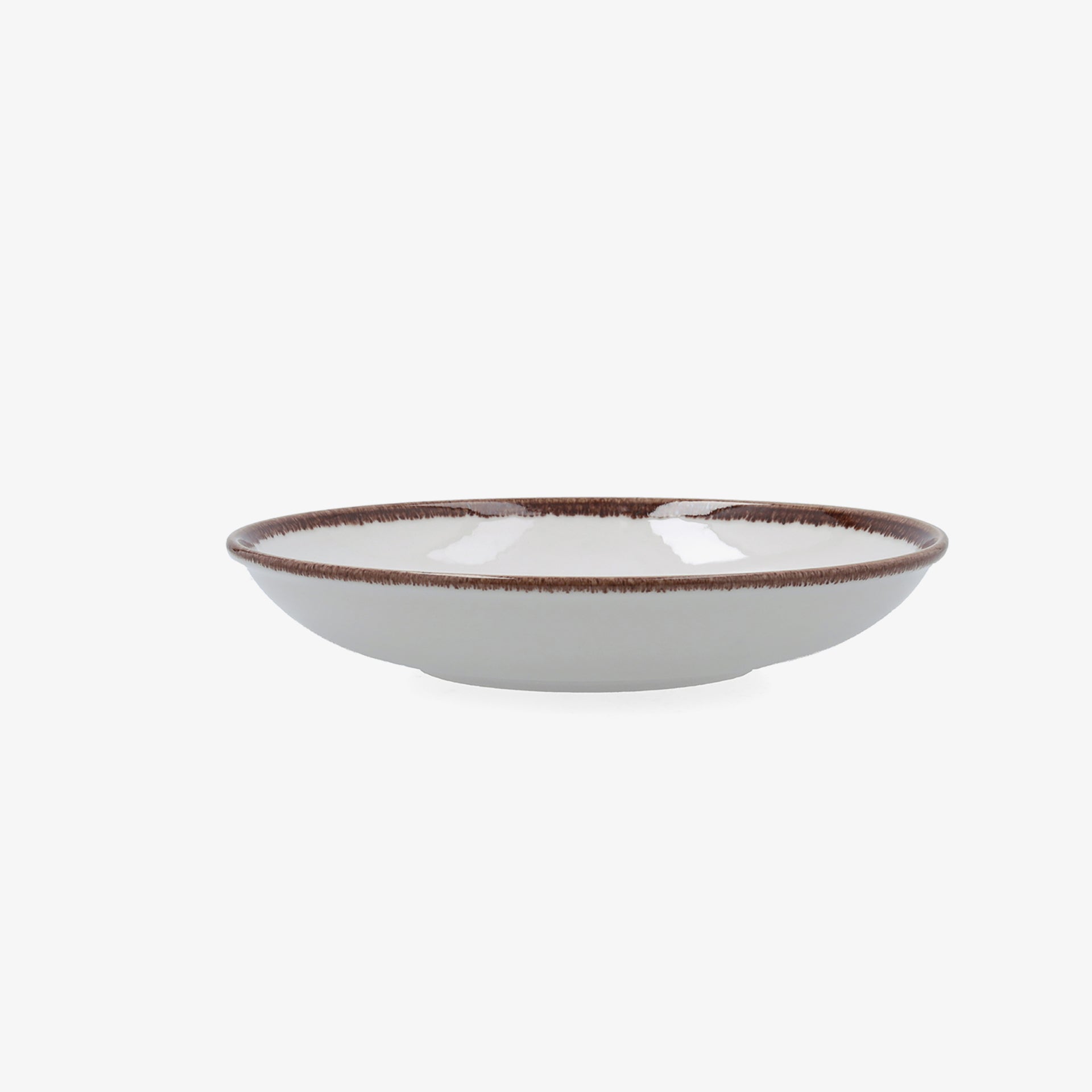 Plato hondo blanco de porcelana Pietra &Oslash;23cm