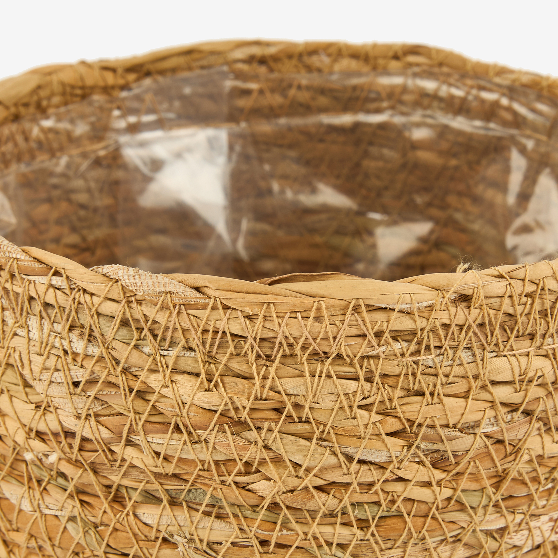 Macetero de fibras naturales Unax &Oslash;17x13cm