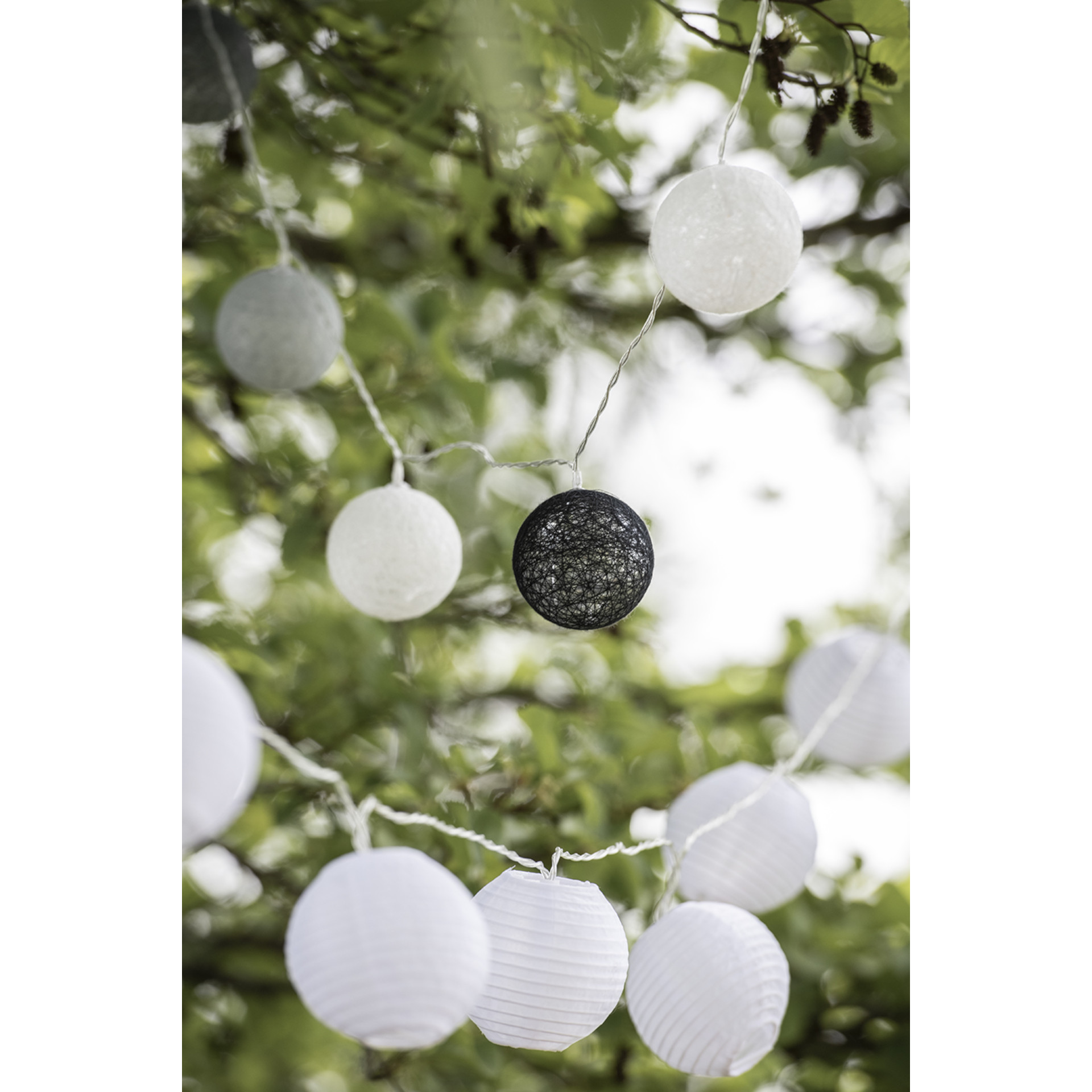 Guirnalda 10 LEDS gris