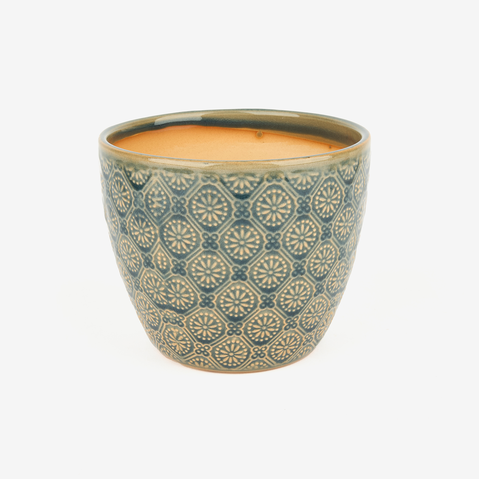 Macetero de gres Maia Ø14x12cm