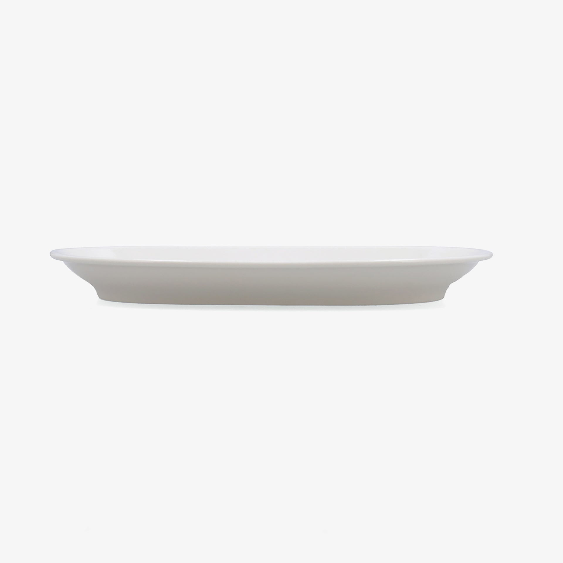 Fuente oval blanca de porcelana Regent 32x20cm