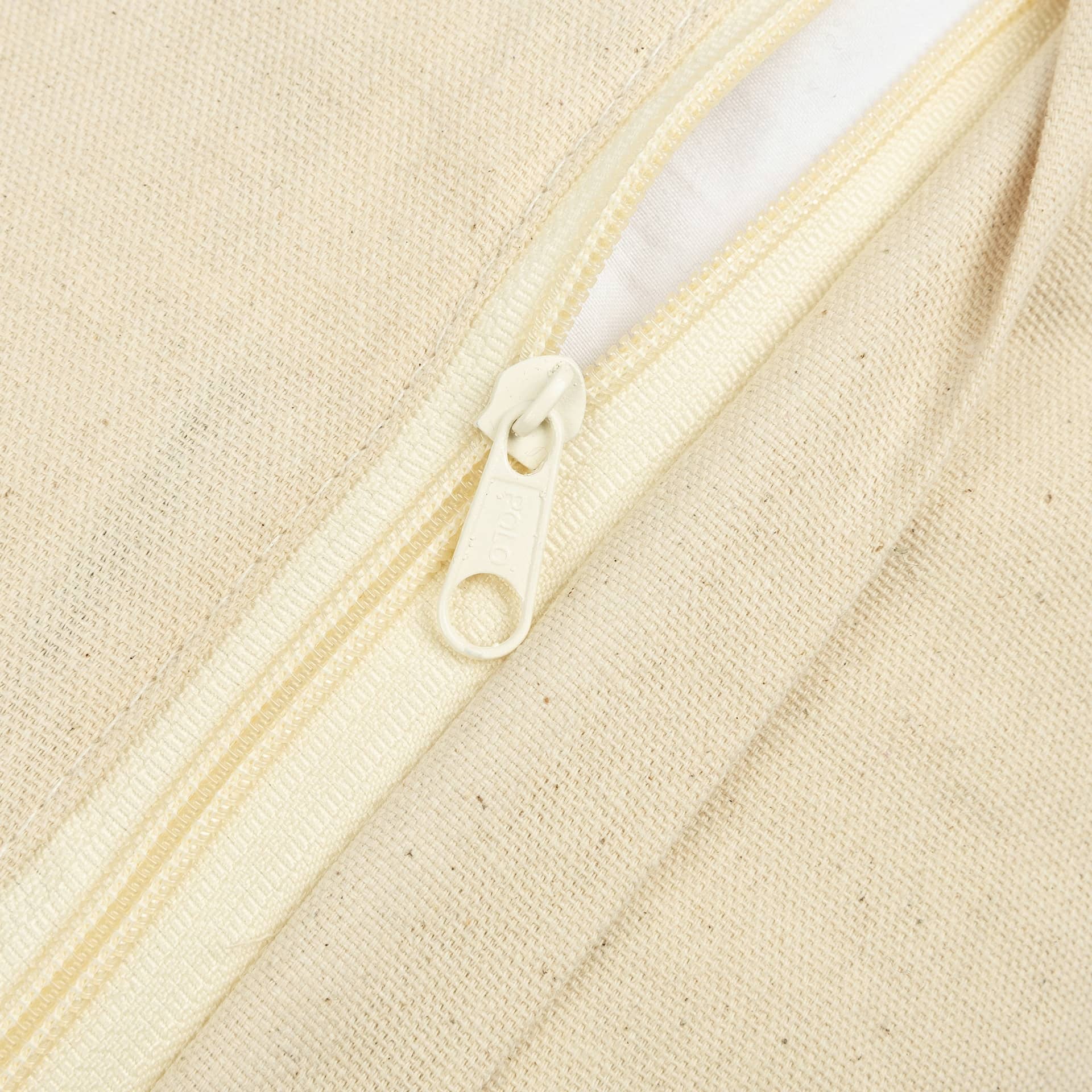 Funda de cojín azul de algodón Eneli 30x45cm