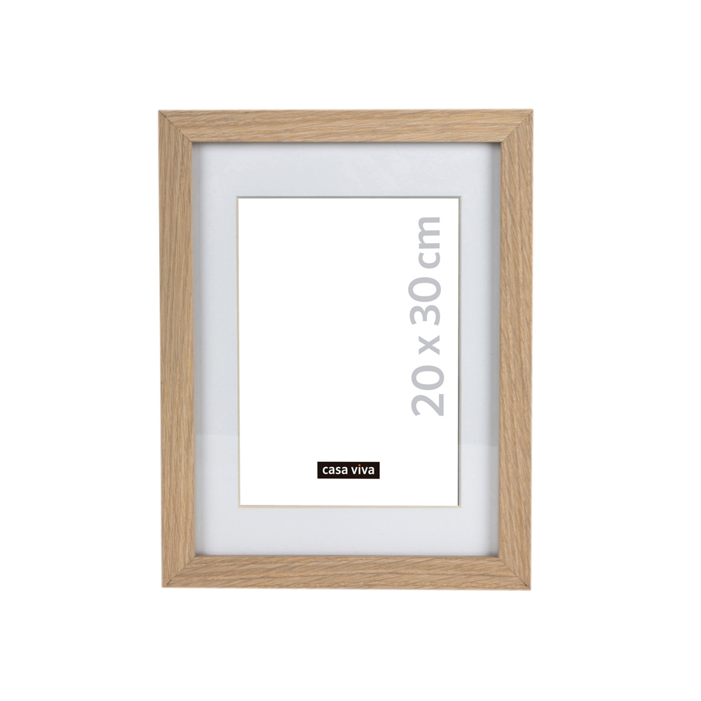 Marco de fotos de madera natural 20x30cm