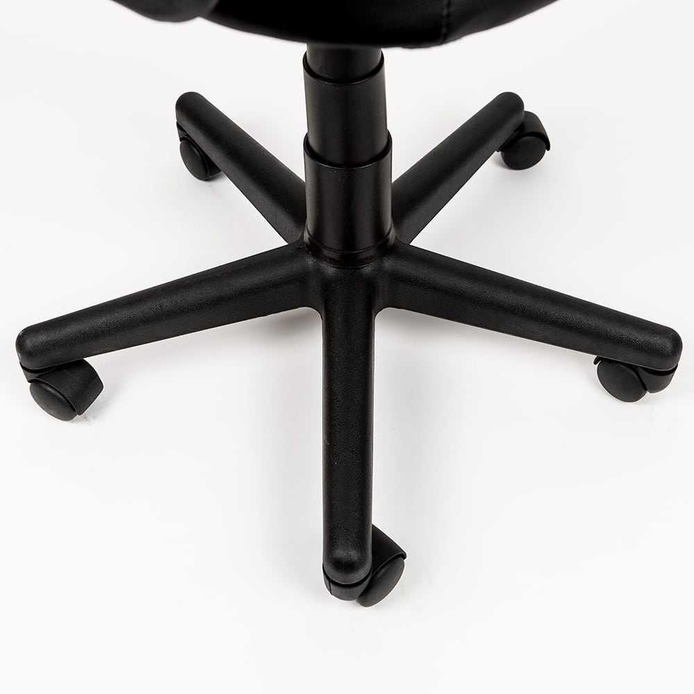 Silla gamer de oficina roja y negra