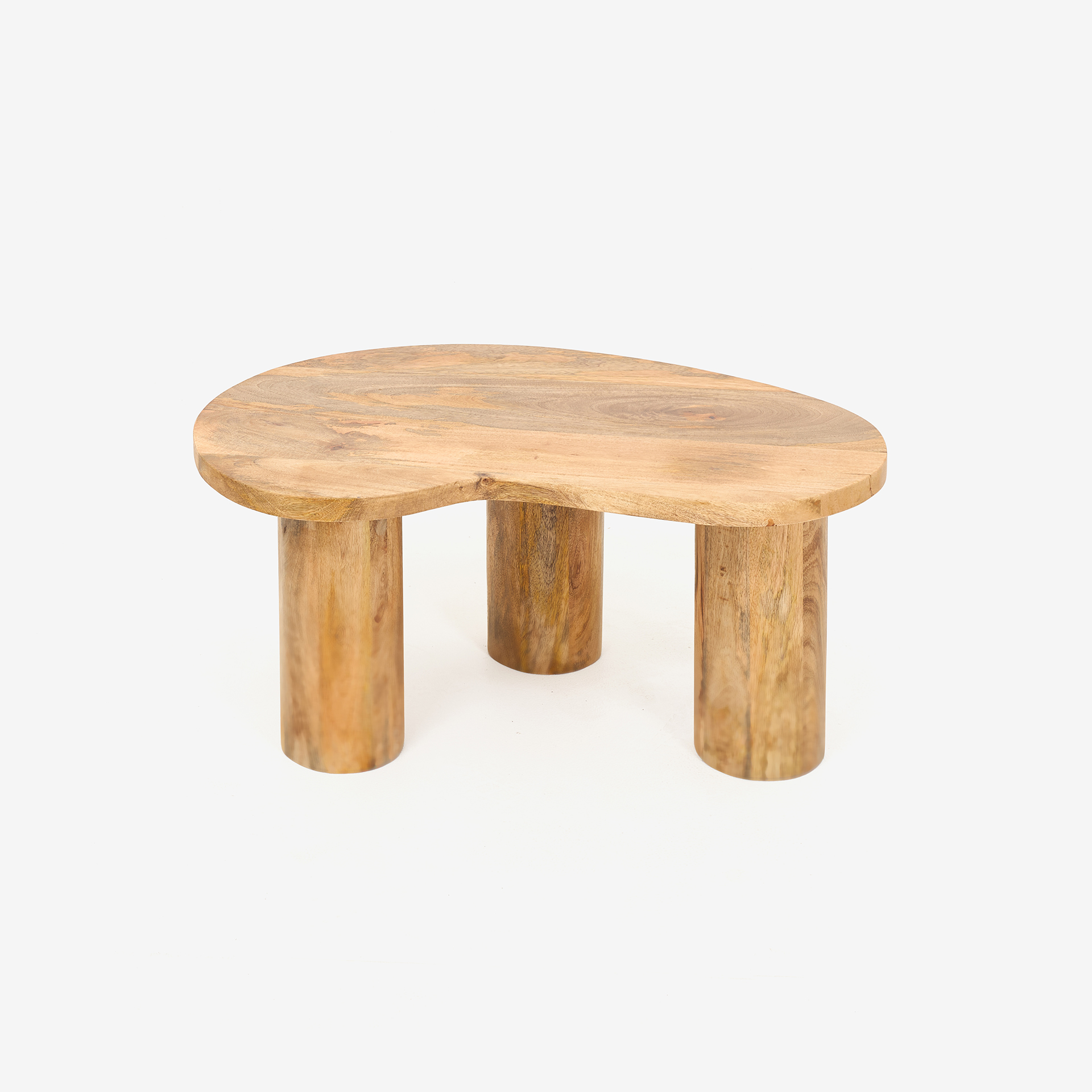 Mesa auxiliar de madera de mango Settle 70x55x35 Clau&Chloe