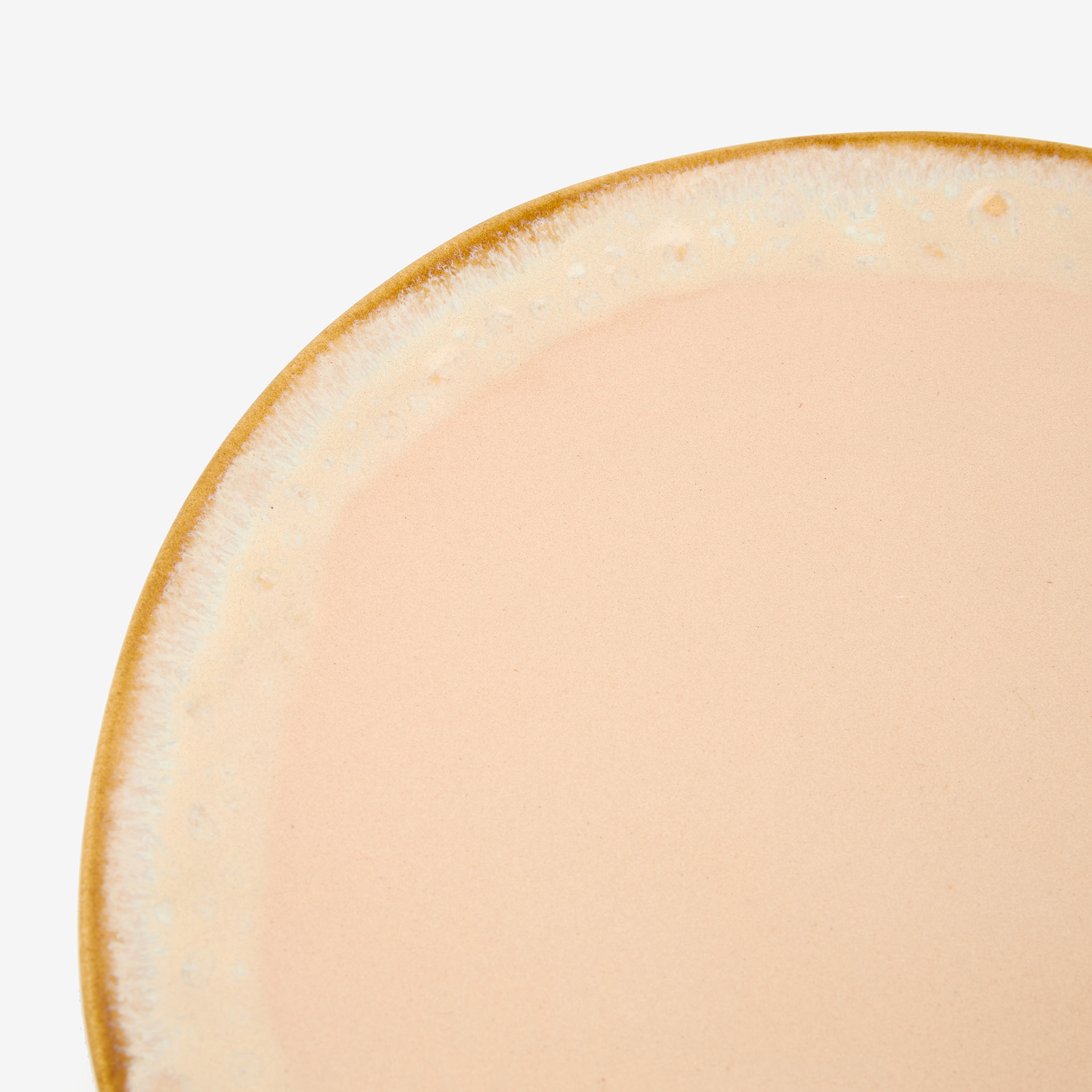 Plato llano de gres beige Amelie Ø26cm