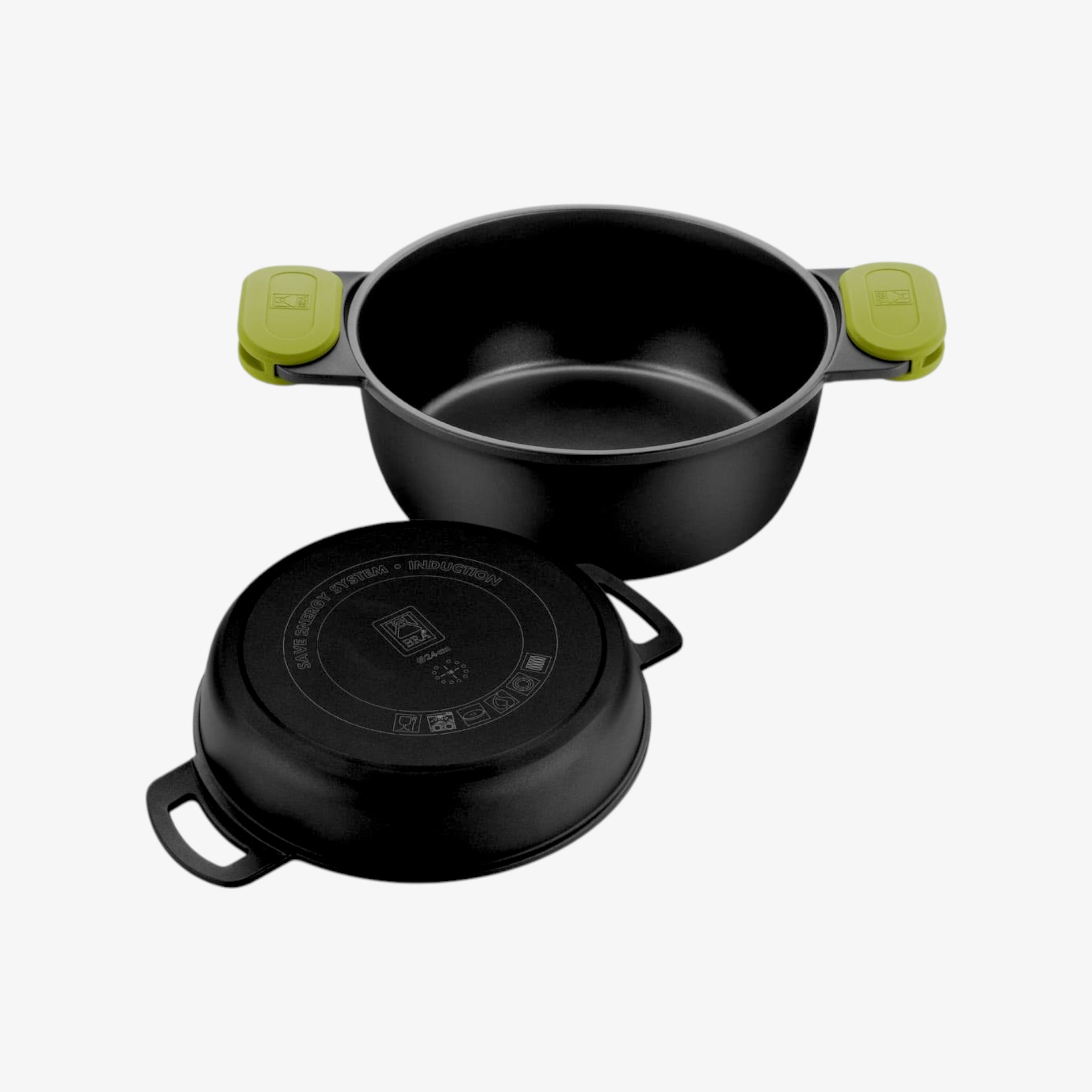 Cacerola alta de aluminio Foodie de Bra Ø20cm