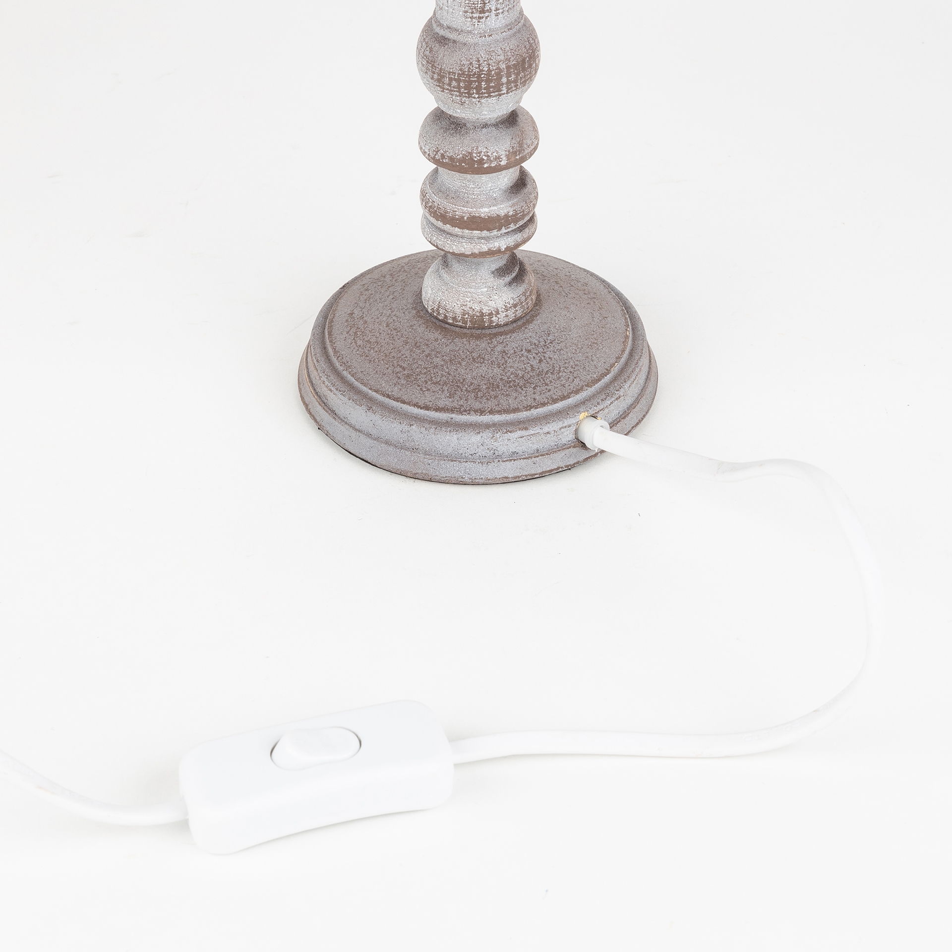 Lámpara de mesa taupe 36cm