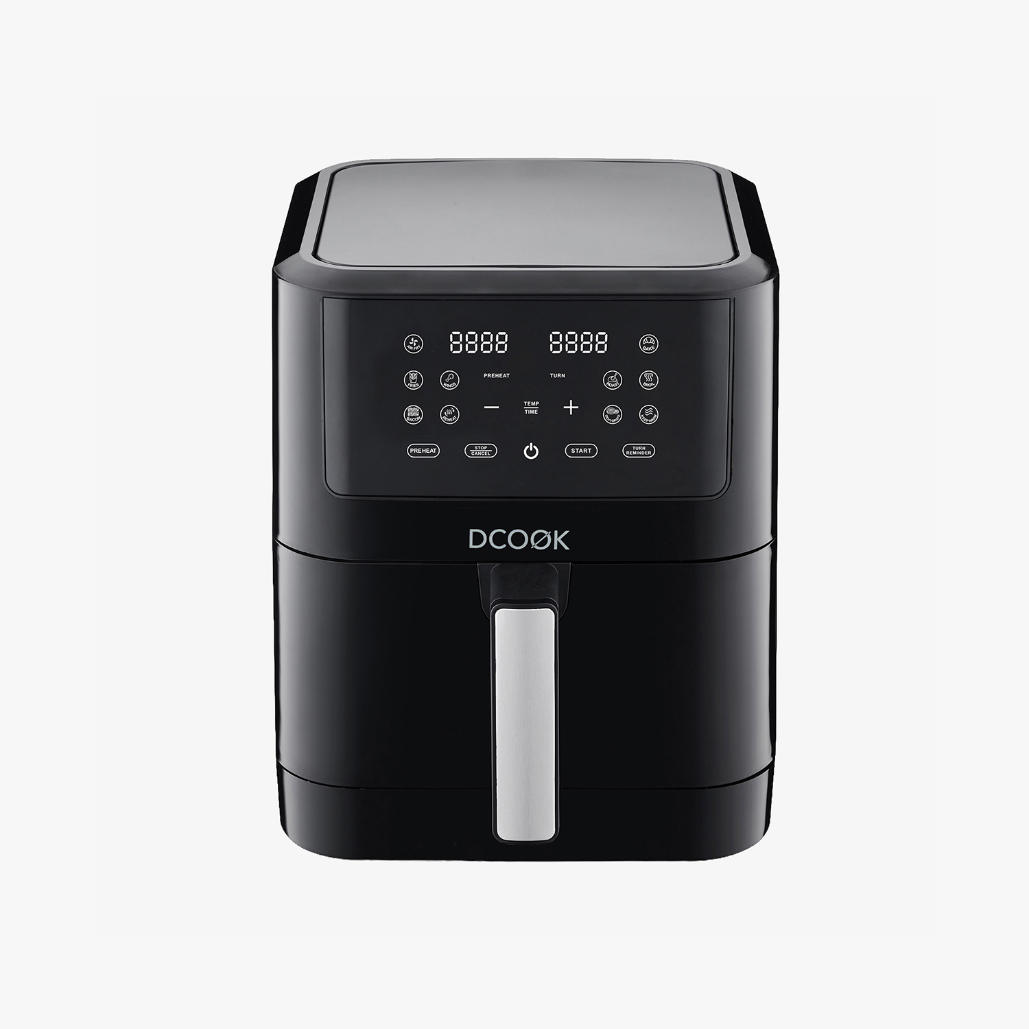 Freidora de aire negra DCook 8L