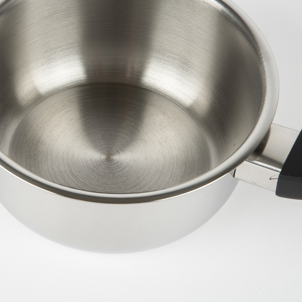 Cazo de acero inoxidable apto para inducción Ø14cm - 1L - Ibili