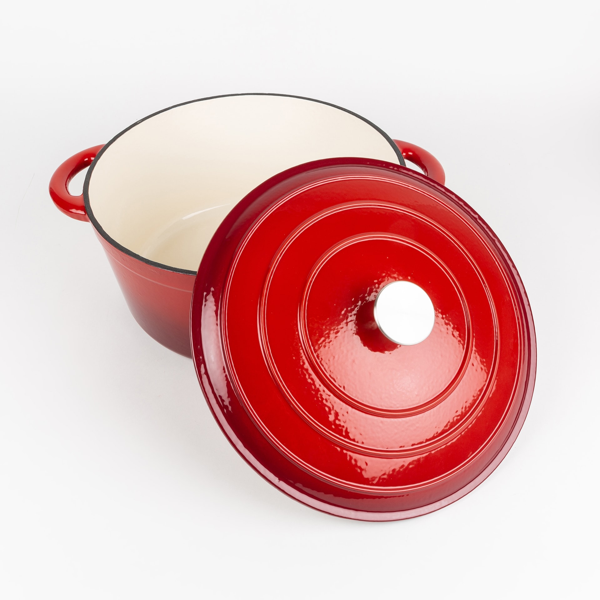 Olla roja de hierro fundido esmaltado Rauta &Oslash;28x13cm