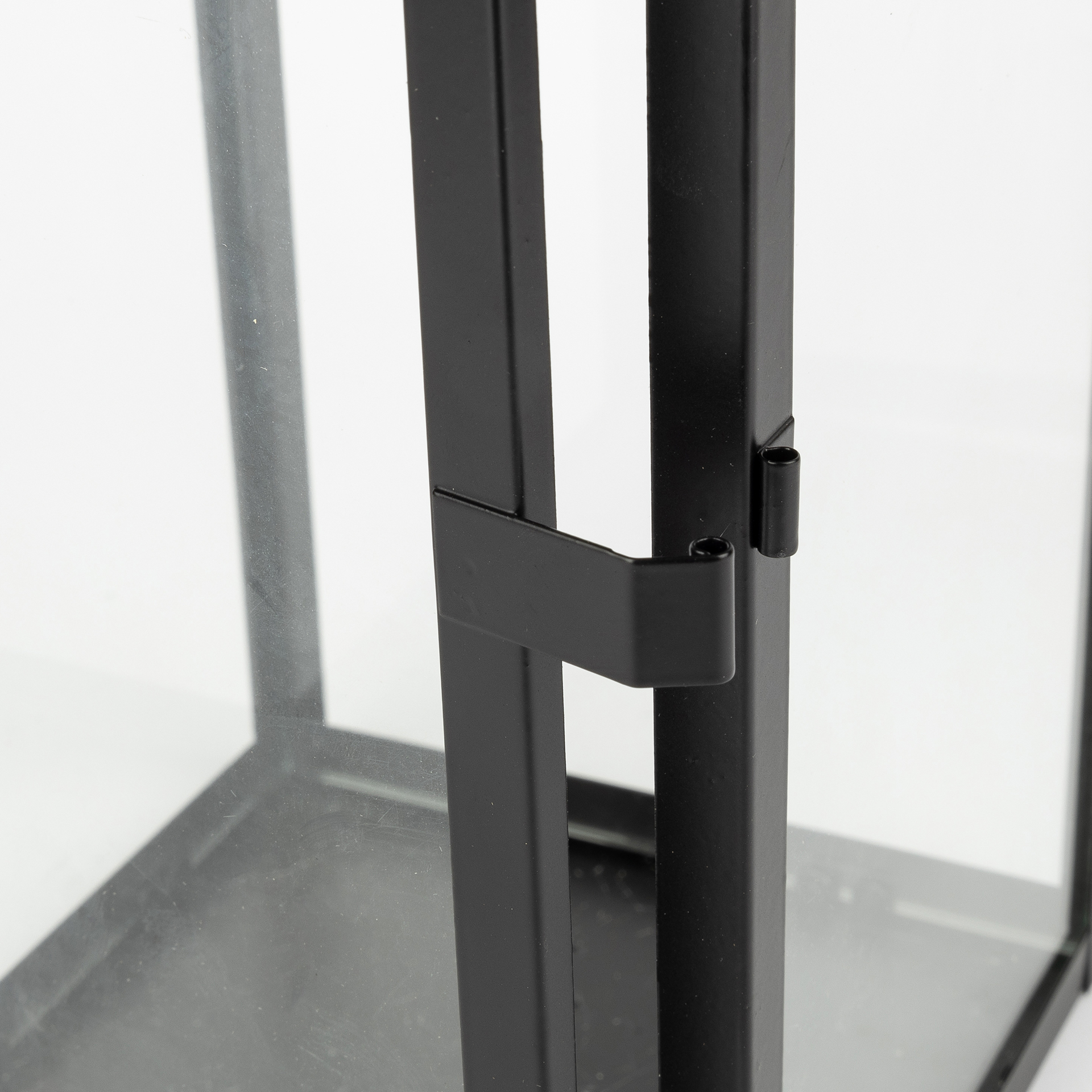 Farol de metal negro Fenjer Ø15x39cm