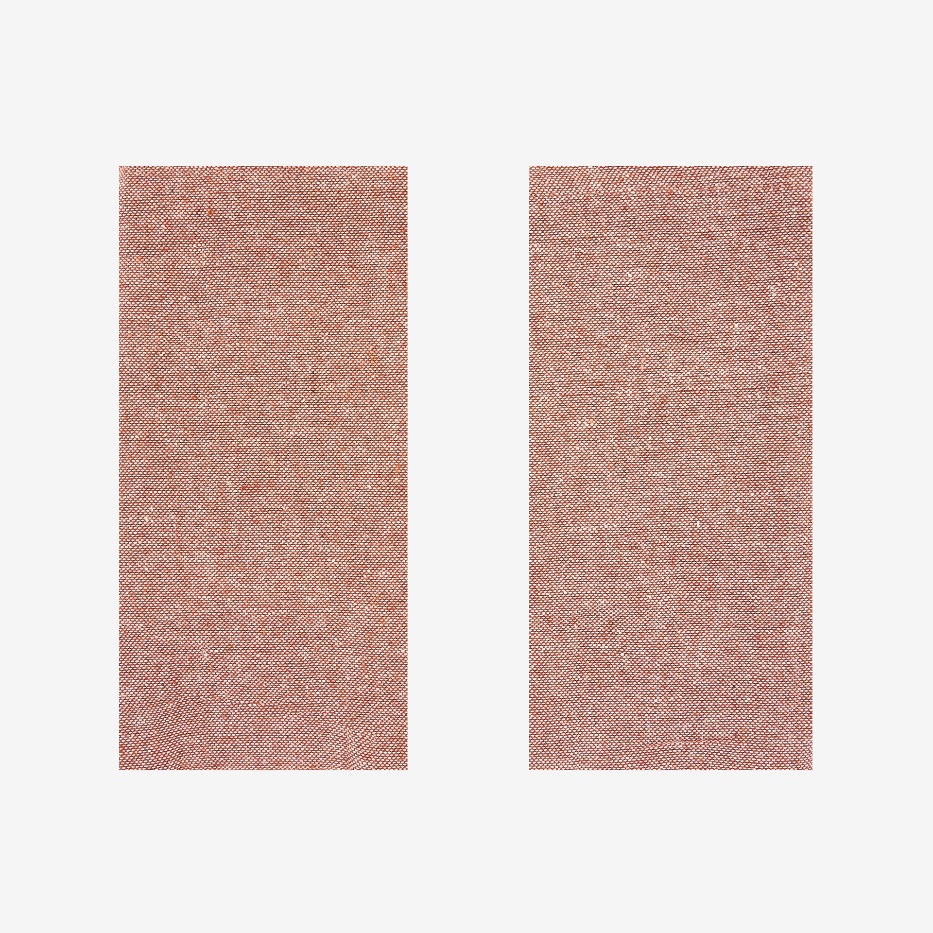 Set de 2 servilletas de algod&oacute;n cobre Amalfi 43x43cm