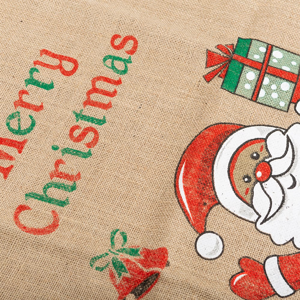 Saco Santa Claus marrón 60x90cm