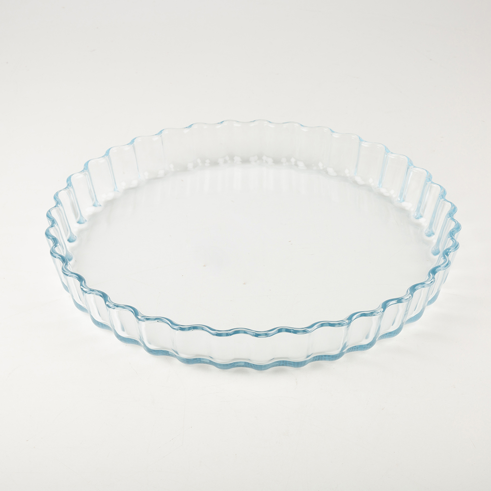 Molde redondo ondulado de vidrio Ocuisine Ø27cm