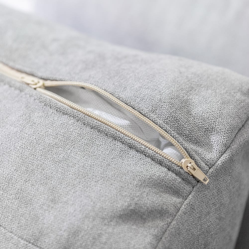 Sof&aacute; gris Lido 175x92x99cm