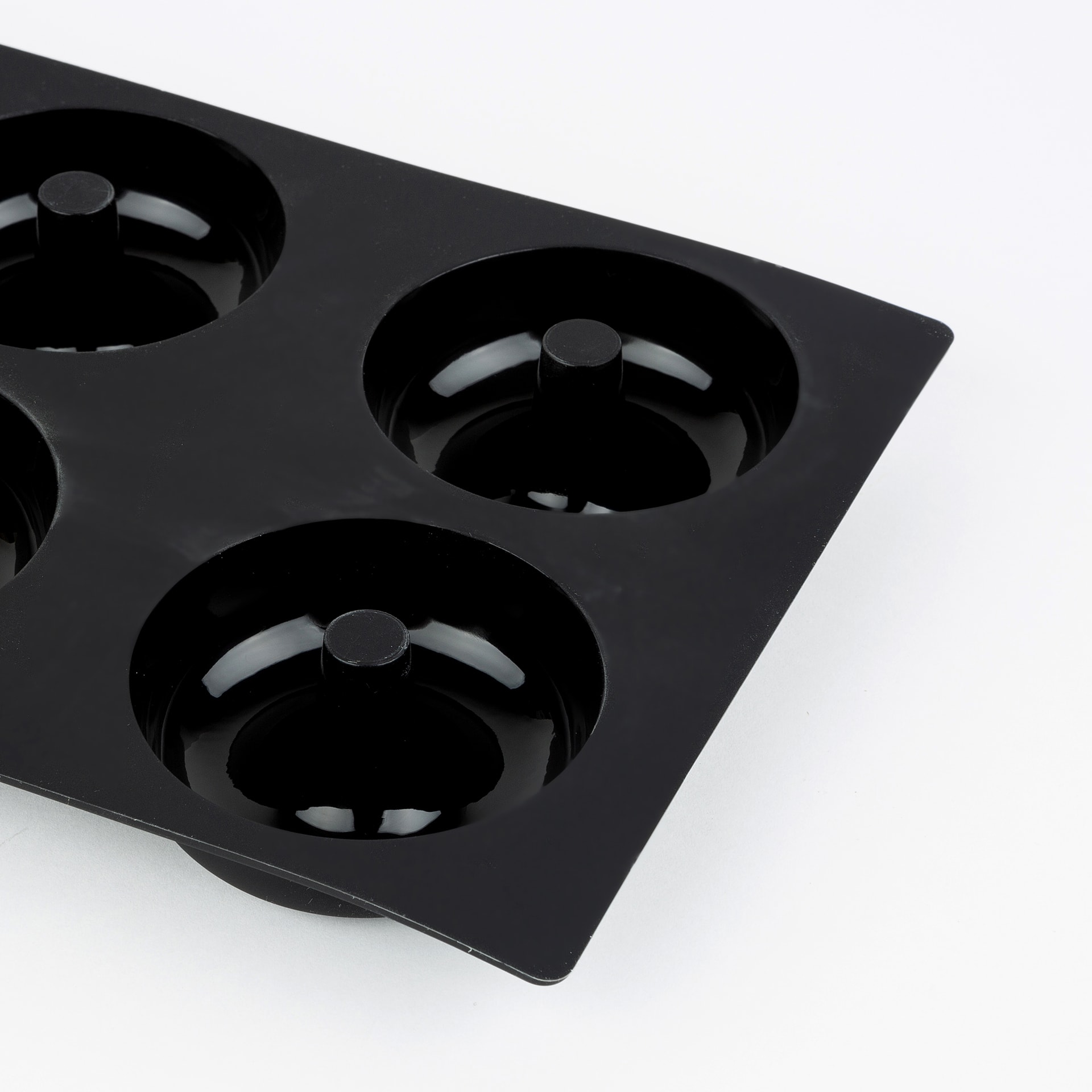 Molde de 6 unidades negro Doghnut - Lékué