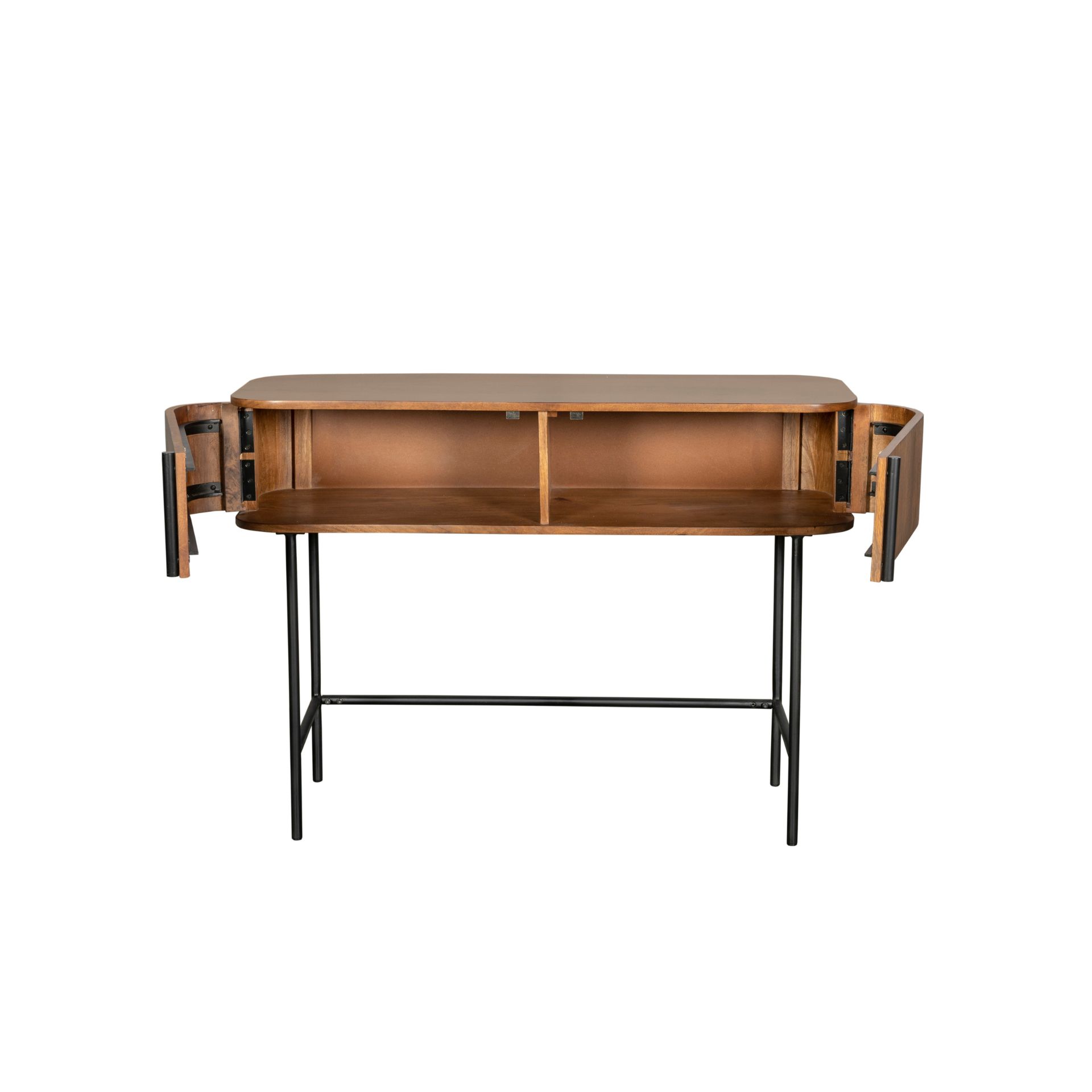 Consola de madera de mango Hulta 110x40x80cm