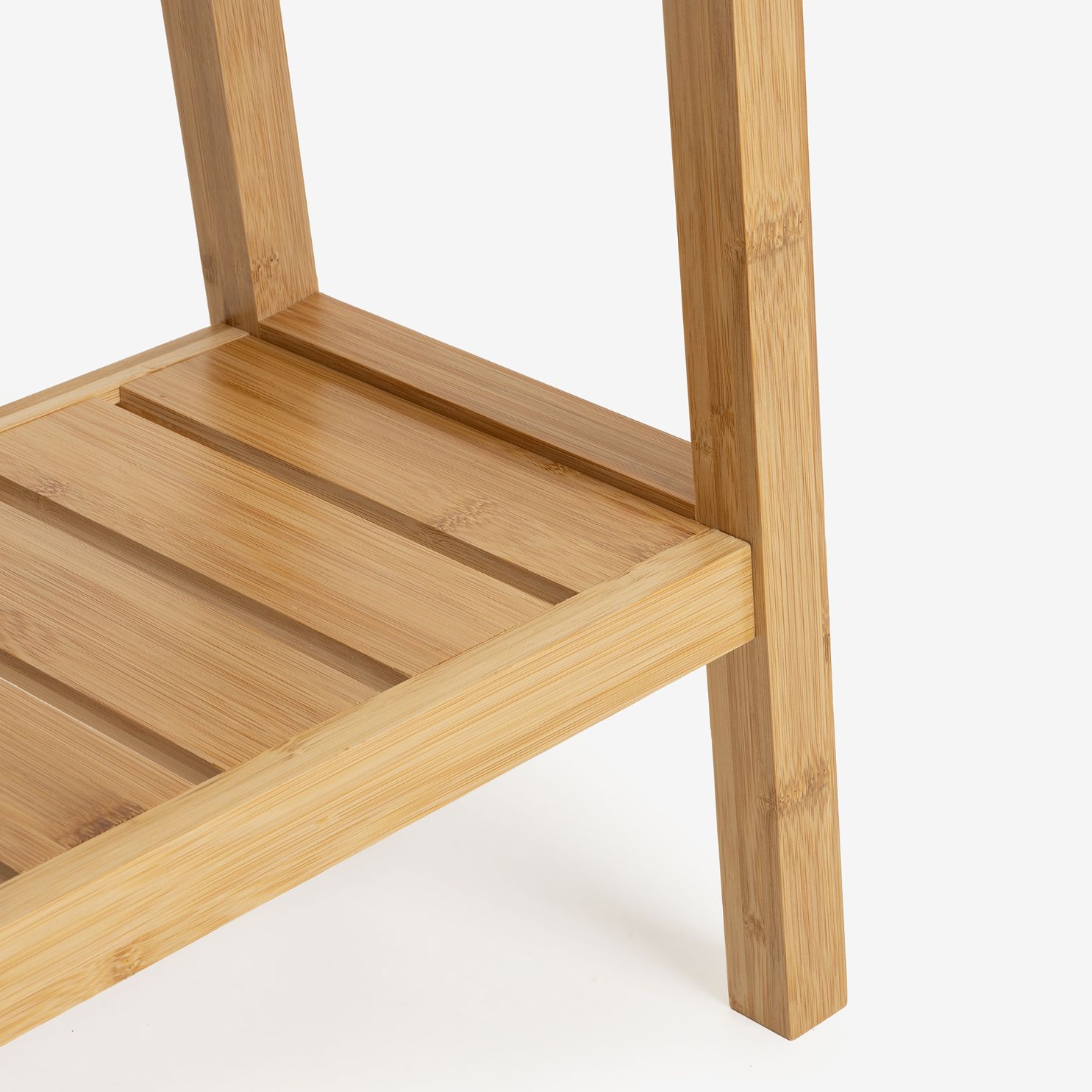 Taburete de bambú Aldo 40x25x46cm